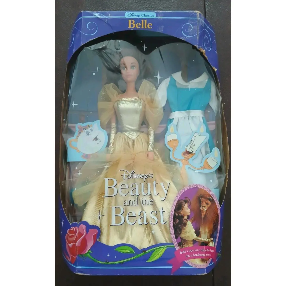 Disney Classics Beauty and The Beast Belle 1991 Mattel 2433 Vintage