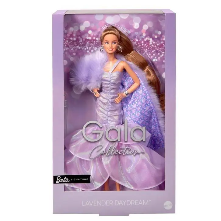 2025 Barbie Signature: Barbie Gala Collection Lavender Daydream Doll In Hand