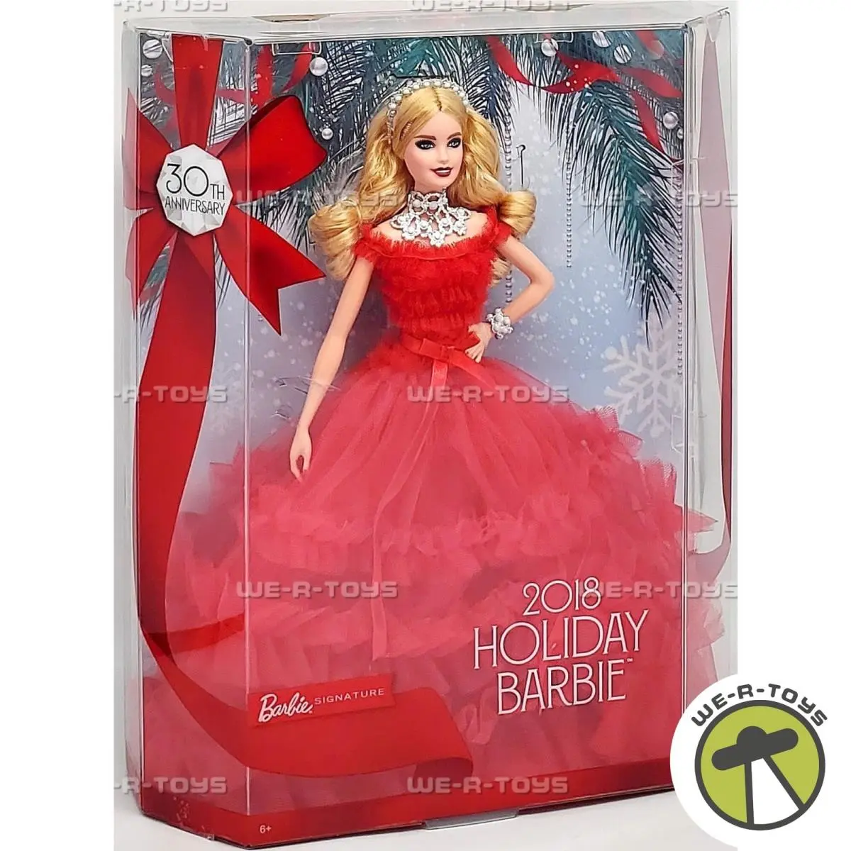 2018 Holiday Barbie Doll Barbie Signature Collection Mattel Item No. FRN69