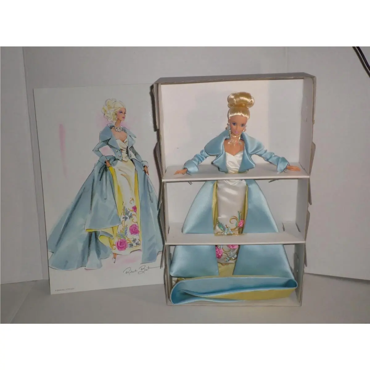 Barbie Doll Couture Serenade in Satin 1996 Gorgeous Gown Outfit Fashion