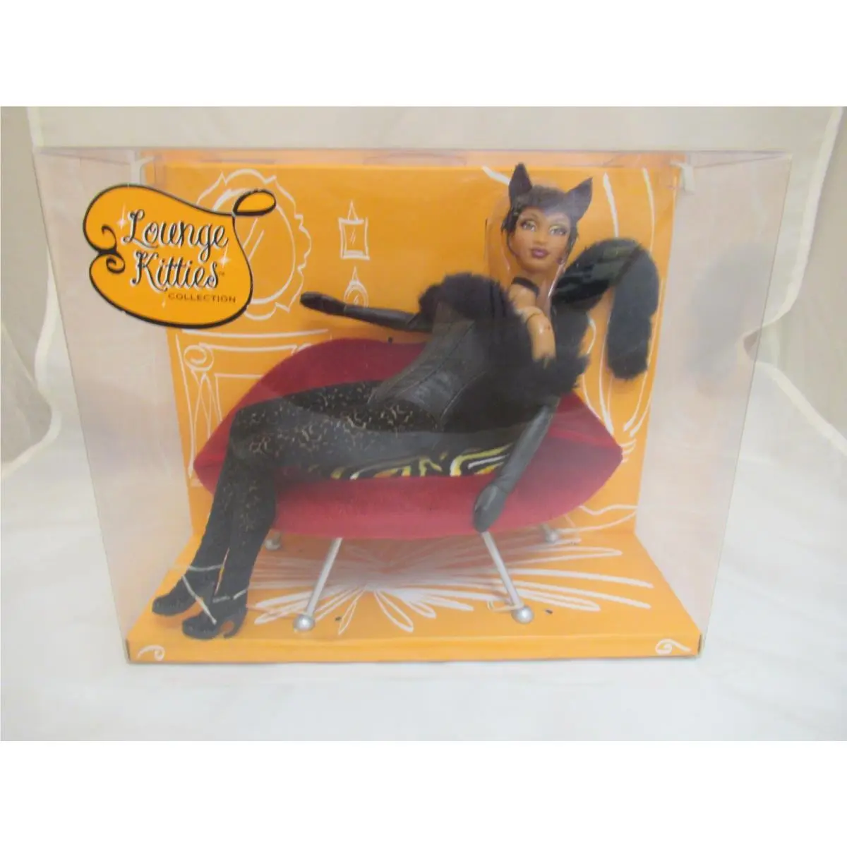 2003 Lounge Kitties C3553 Black Panther African American Barbie Doll - Nrfb
