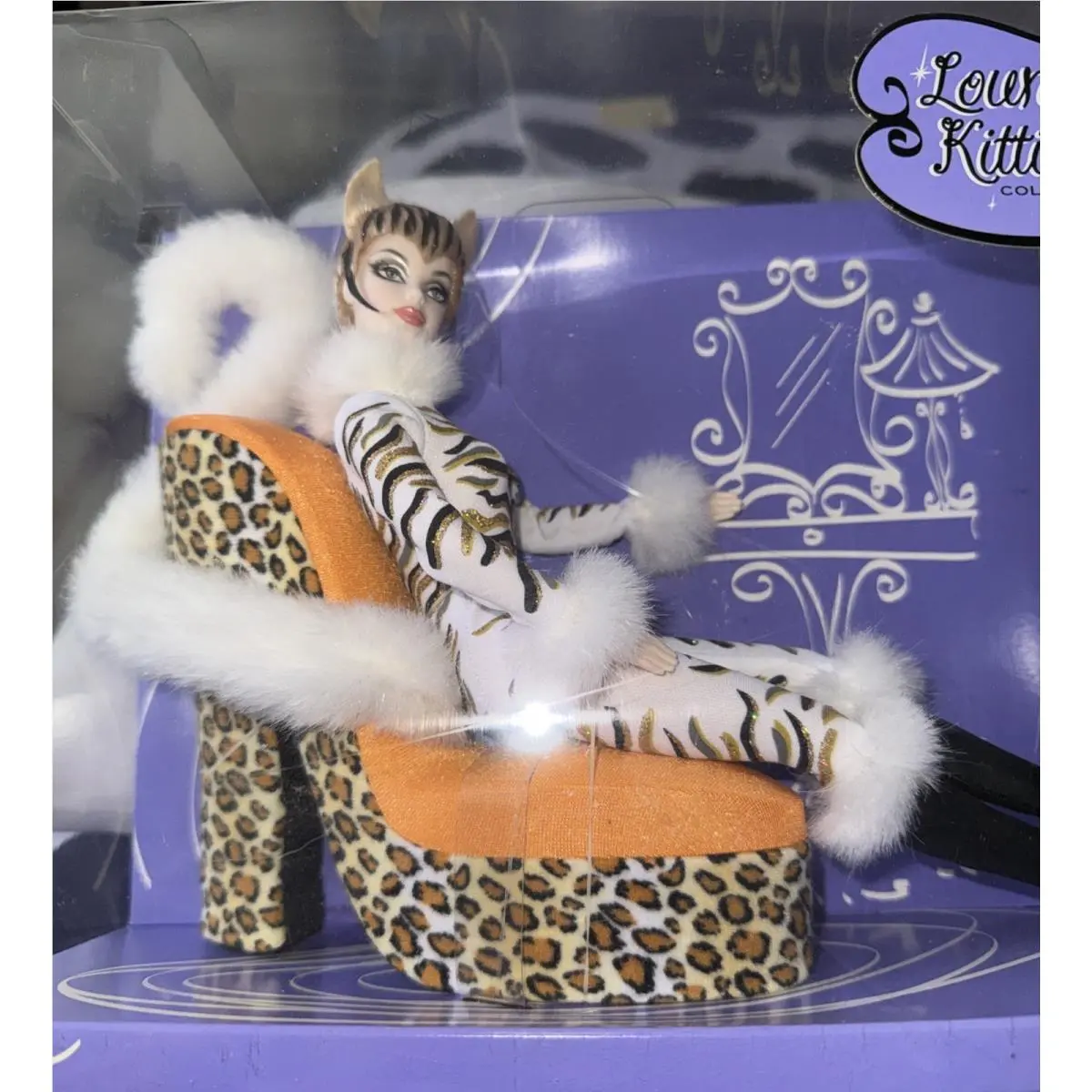 Barbie Lounge Kitties Collection 1 White Tiger Doll 2003 Mattel C2478 Nrfb