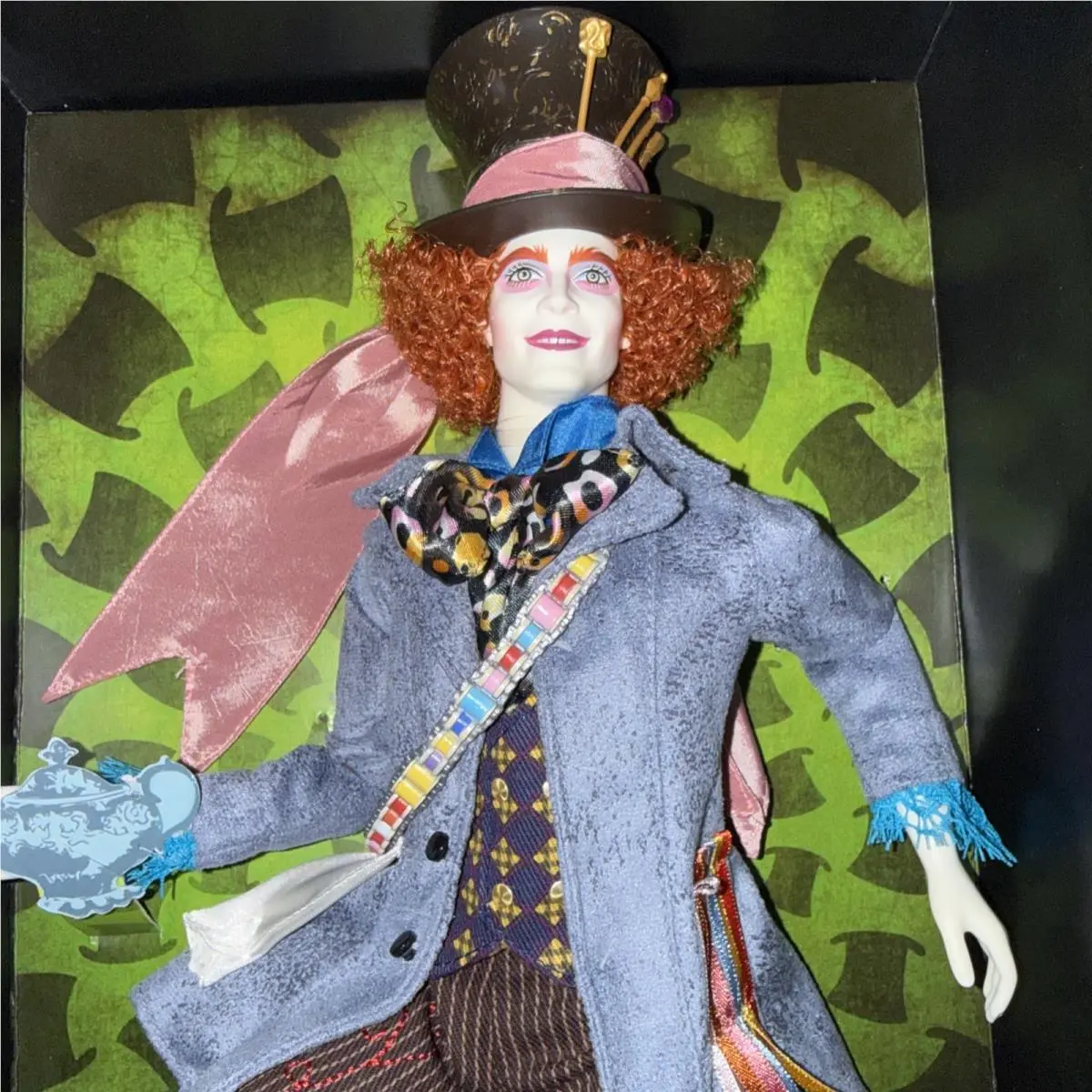 Disney Alice in Wonderland Barbie Collector The Mad Hatter Doll Mattel T2104