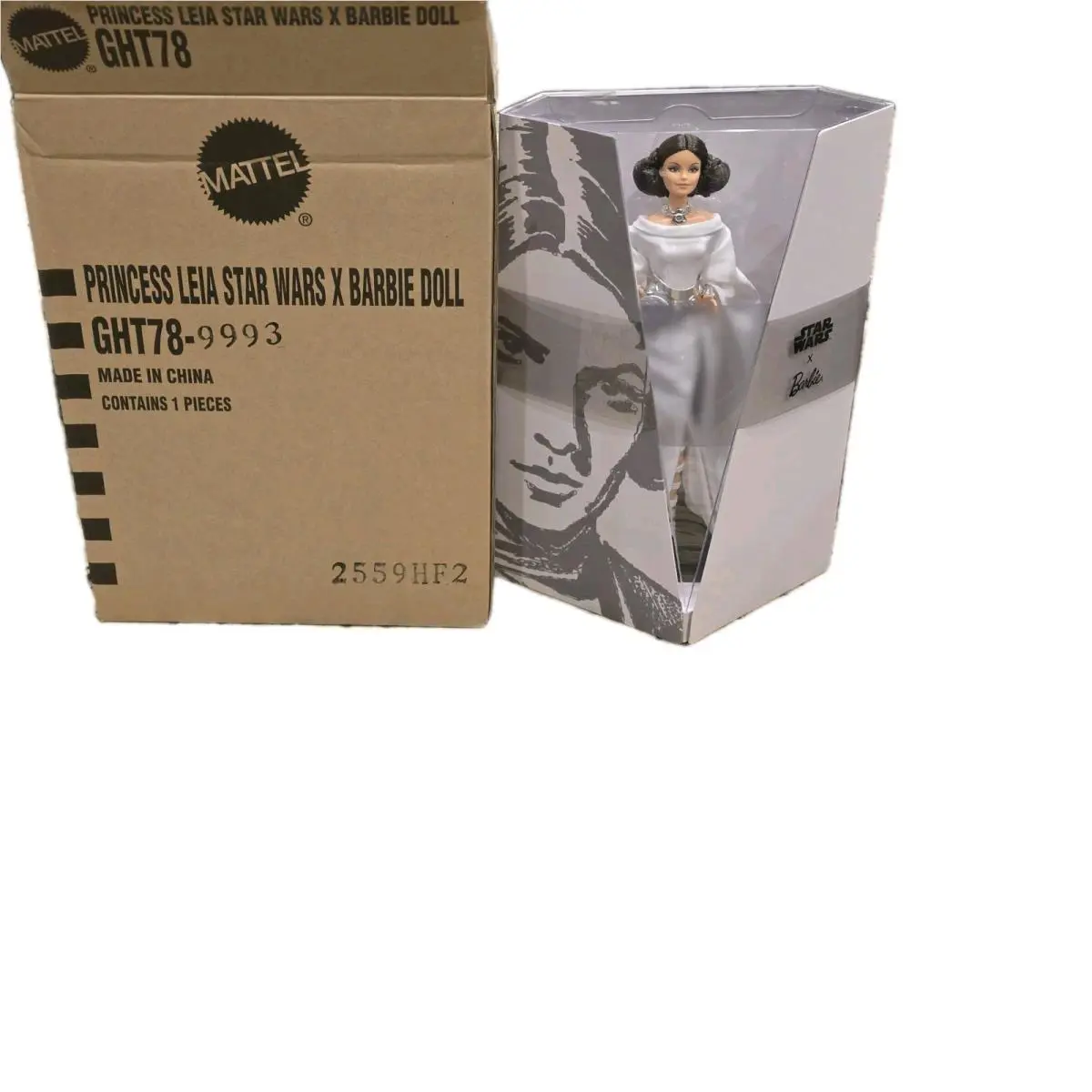 Star Wars Princess Leia X Barbie Doll - GHT78 - Nrfb W/ Shipper Box