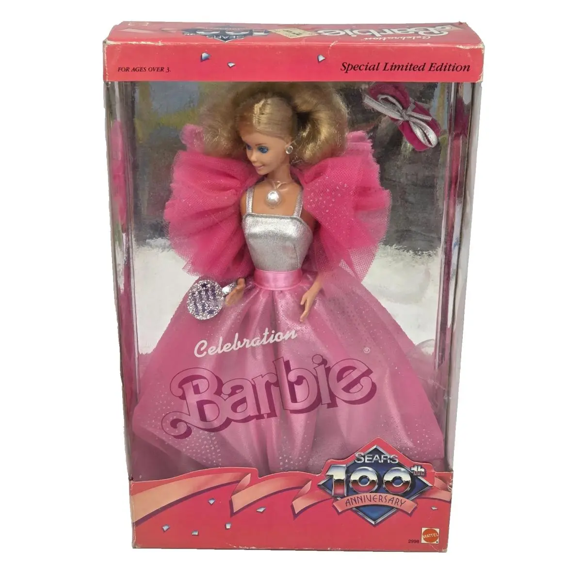 Vintage 1985 Celebration Barbie 2998 Sears 100TH Ann Doll Mattel
