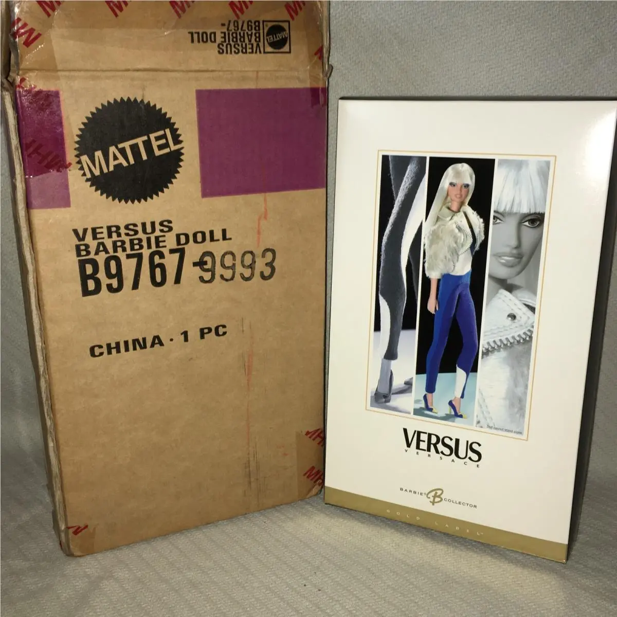 Versus Versace Barbie Doll 2004 Mattel B9767 Gold Label