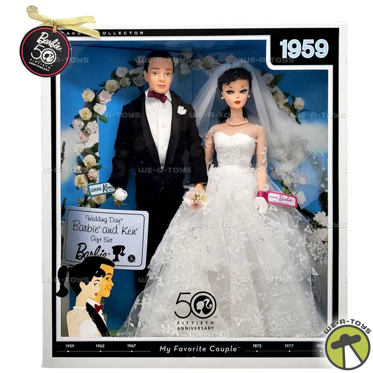 Wedding Day Barbie and Ken Doll Giftset 50th Anniversary 2009 Mattel P6750