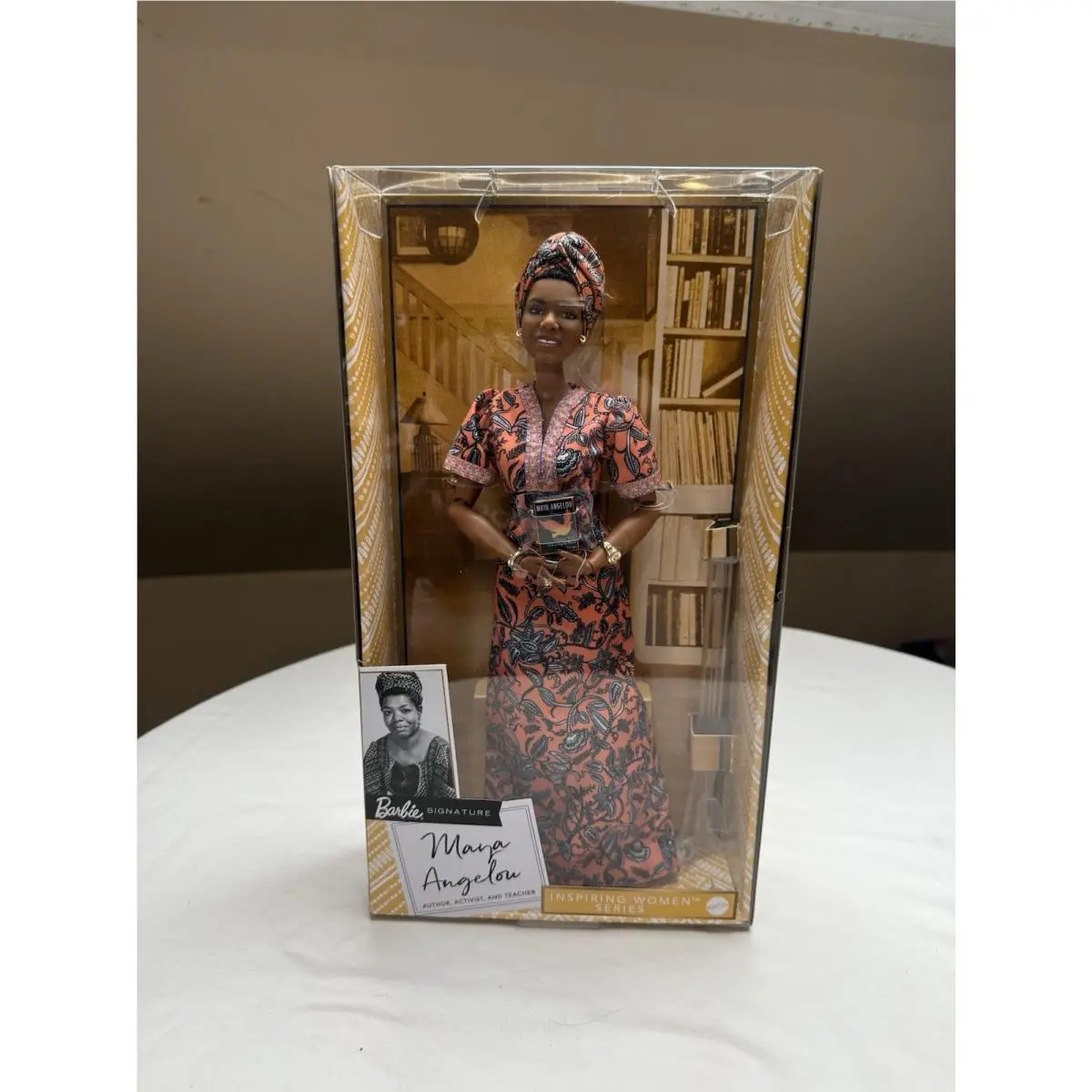 Barbie Signature Inspiring Women Series Maya Angelou 12 Collector Doll Mint