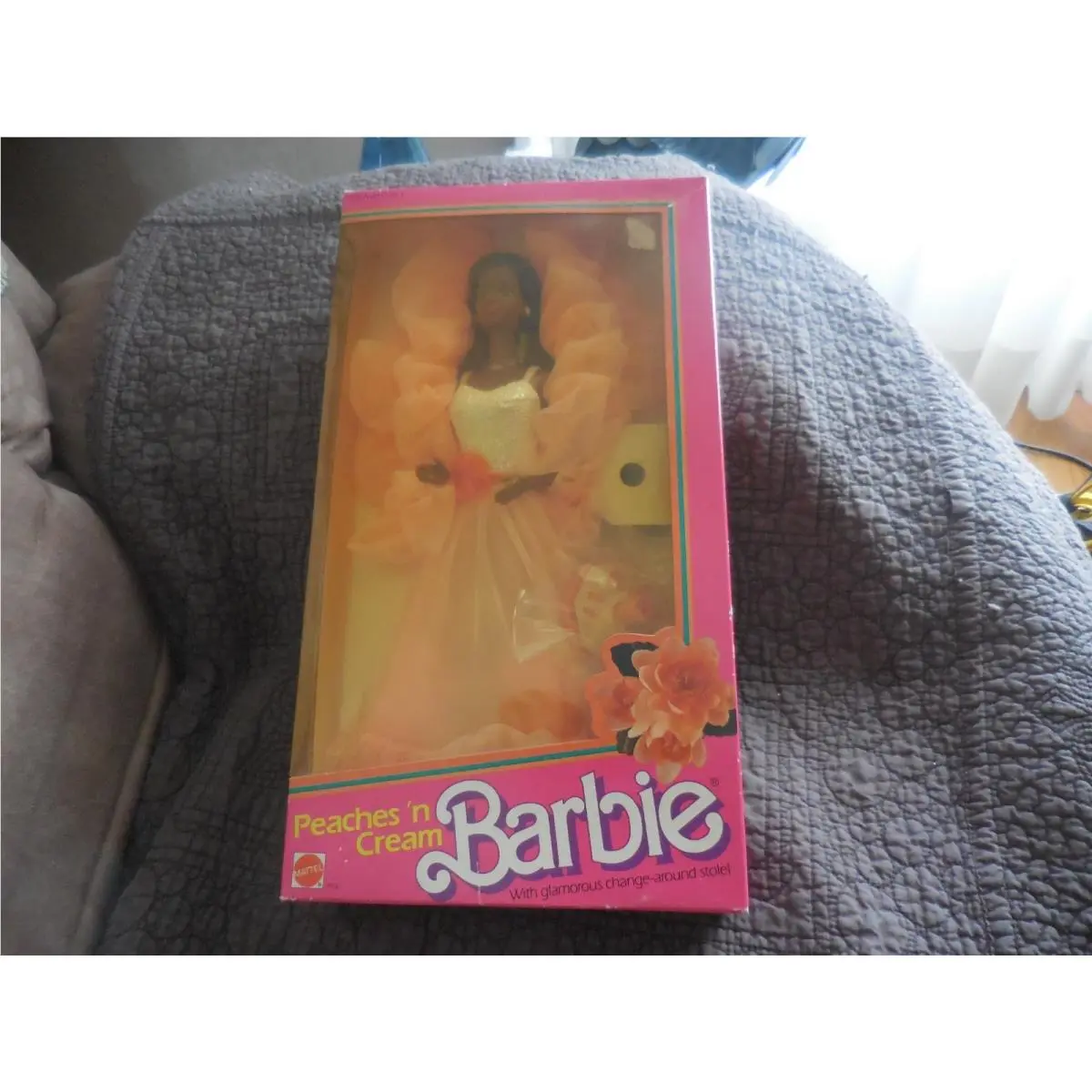 Vintage 1984 Mattel - Peaches `n` Cream AA Barbie Doll 9516 - Nrfb