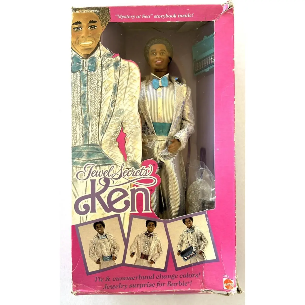 Jewel Secrets Ken Doll African American Barbie Vintage 1986 Mattel 3232