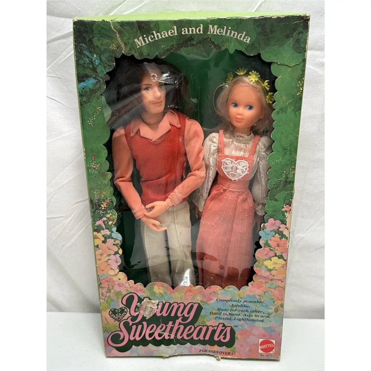 1975 Mattel. Young Sweethearts Doll Set. Michael Melinda. 9271