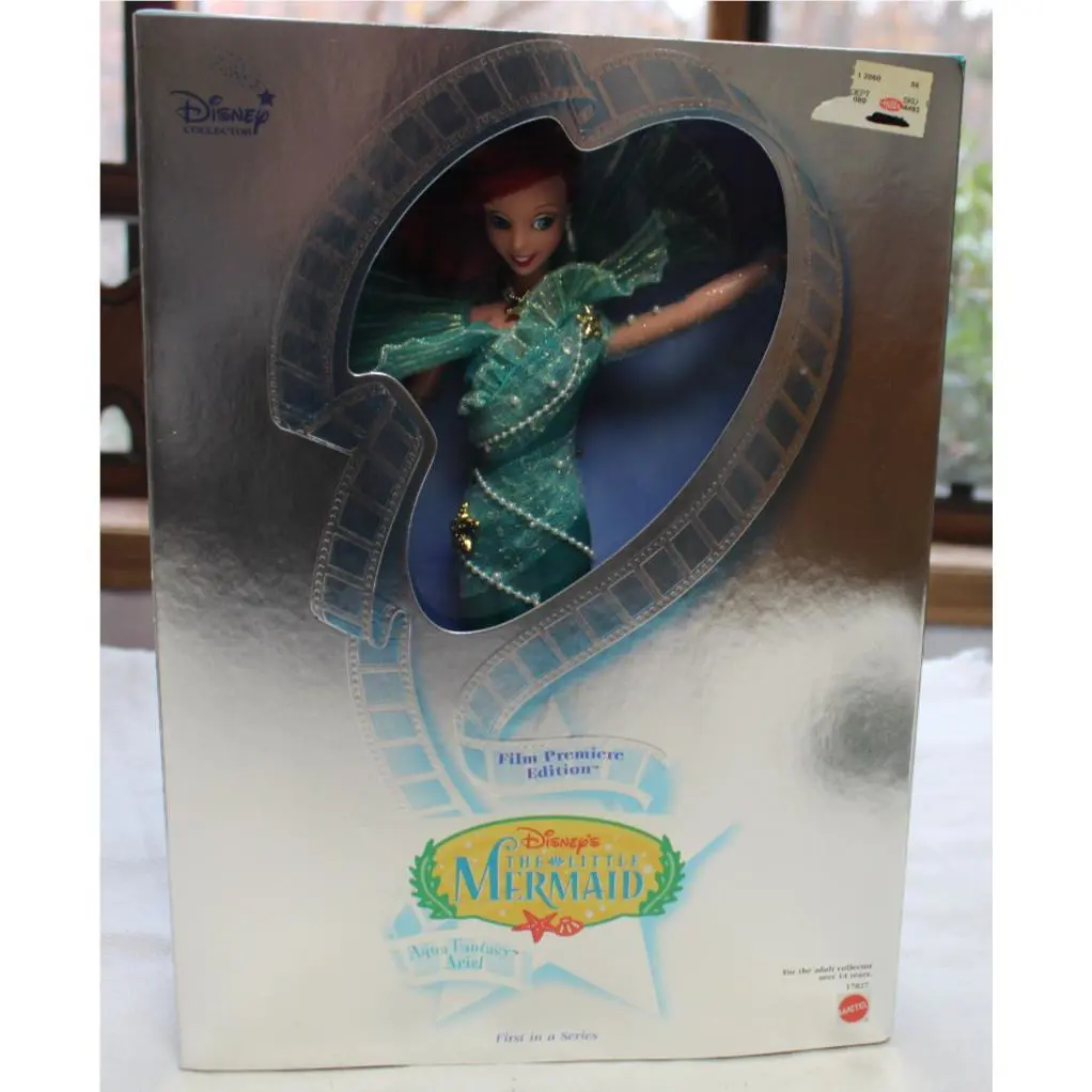 Disney`s Little Mermaid Agua Fantasy Ariel Doll 1997 Mattel 17827 Nrfb