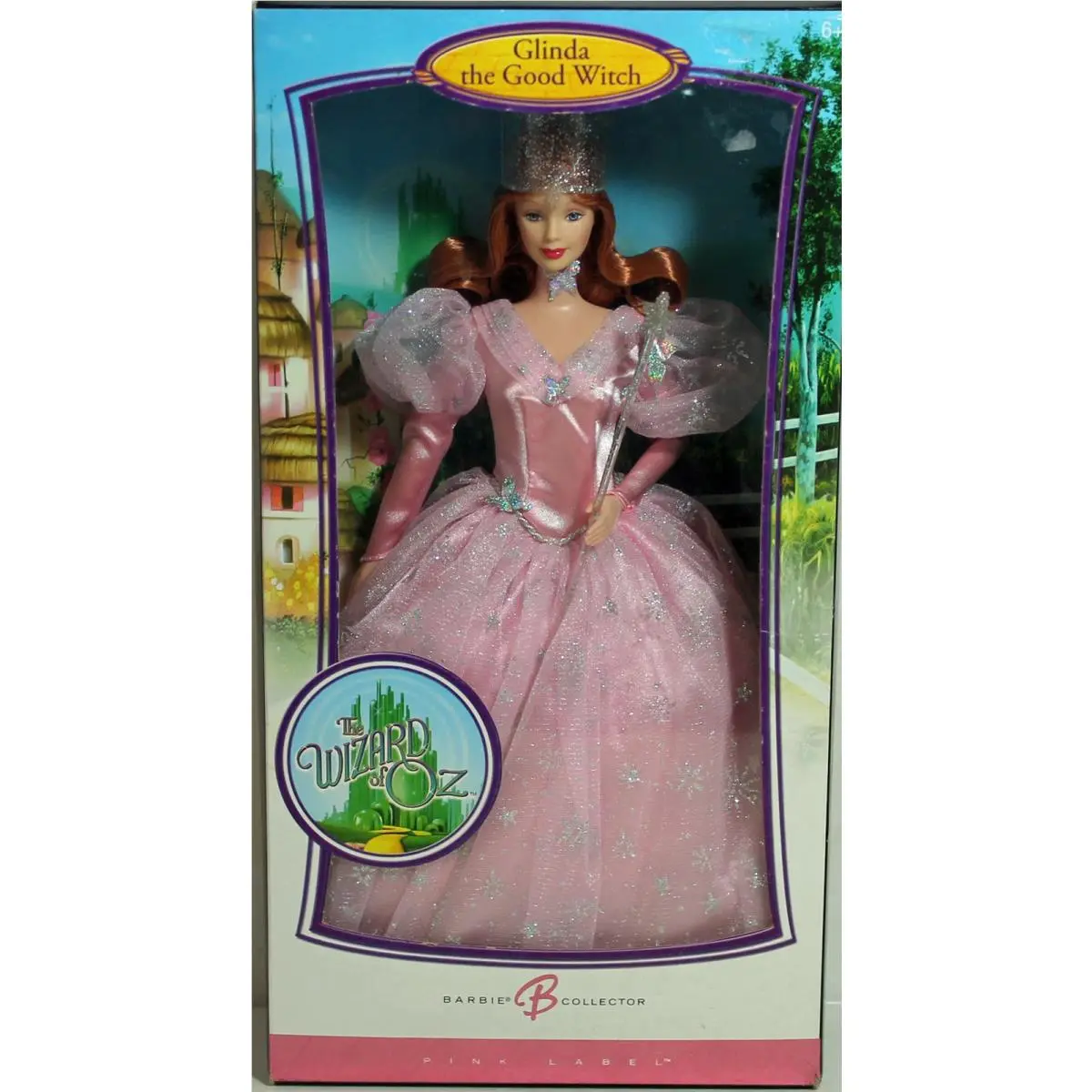 Wizard of Oz Pink Label Glinda Barbie 2006 Mib Nrfb - 44917