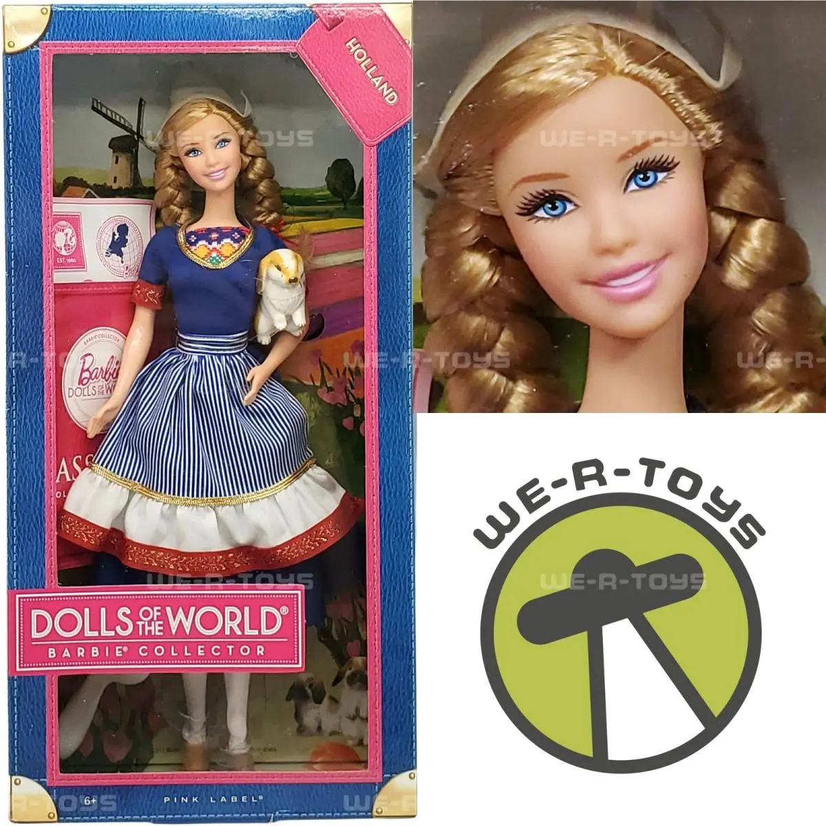 Holland Barbie Dolls of The World Collector Edition Passport Series Mattel W3325