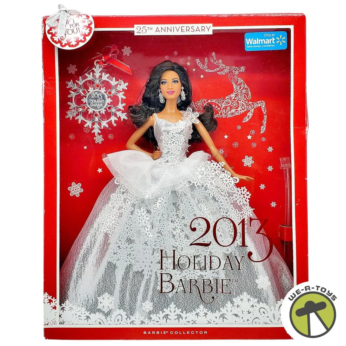 2013 Holiday Barbie Doll African American 25th Anniversary X8255 Nrfb