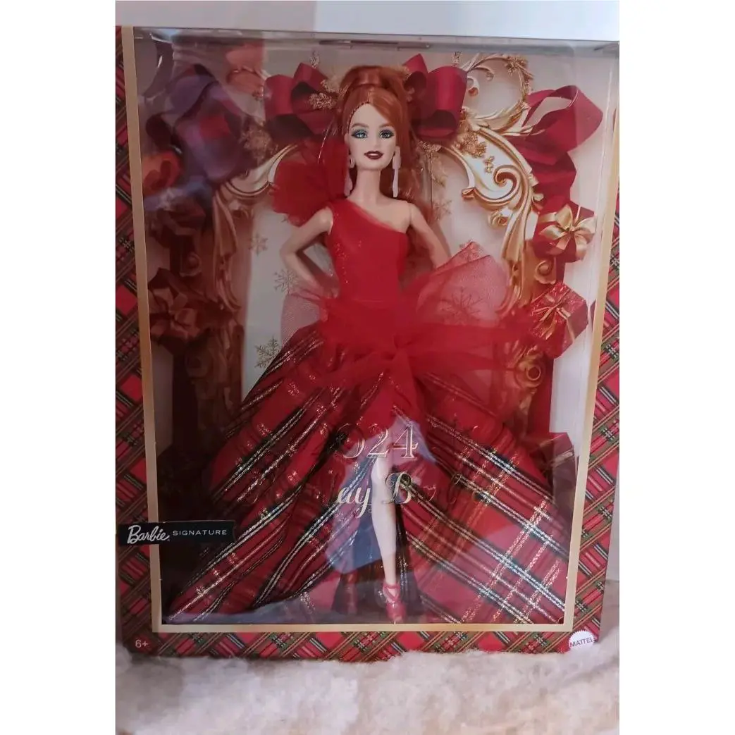 Mattel Barbie Signature 2024 Holiday Doll Red Hair