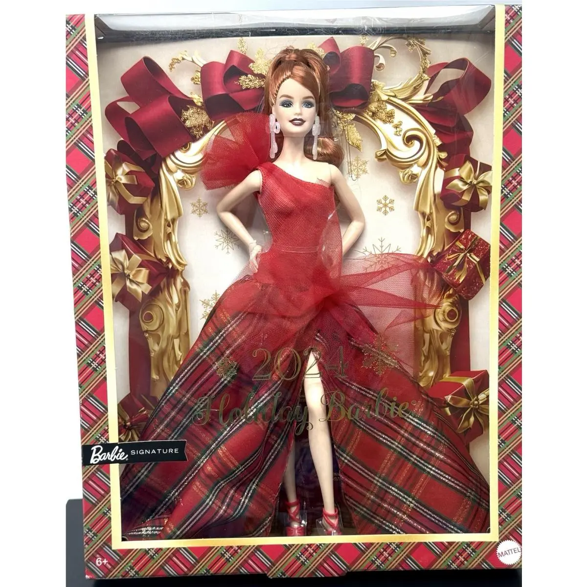 Mattel Barbie Signature 2024 Holiday Doll Red Hair