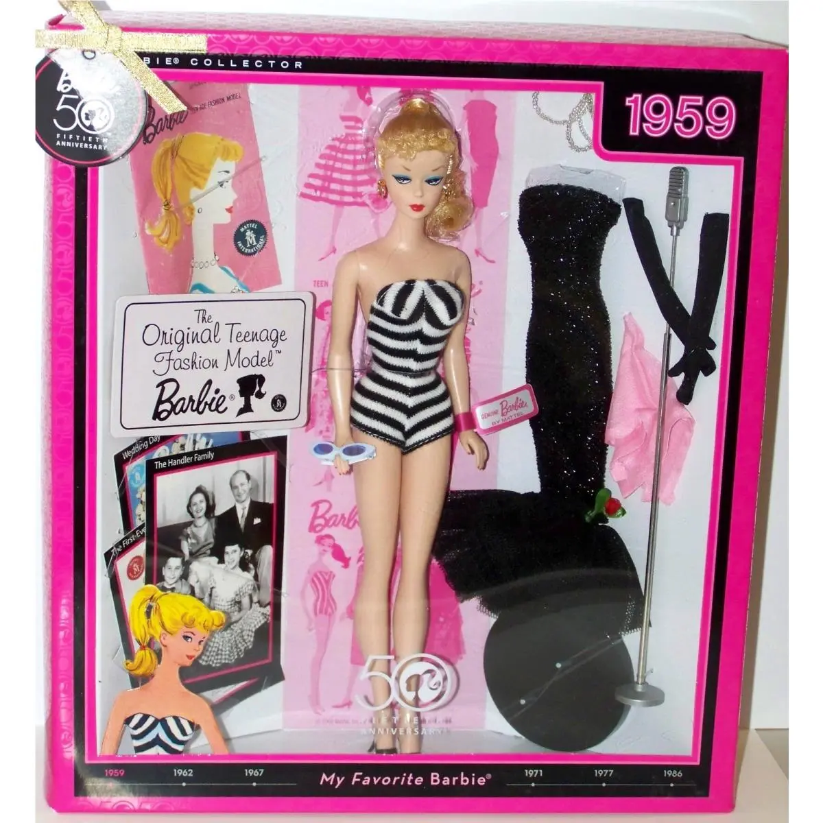 2009 My Favortie Barbie Teenage Fashion Model From 1959 N4974
