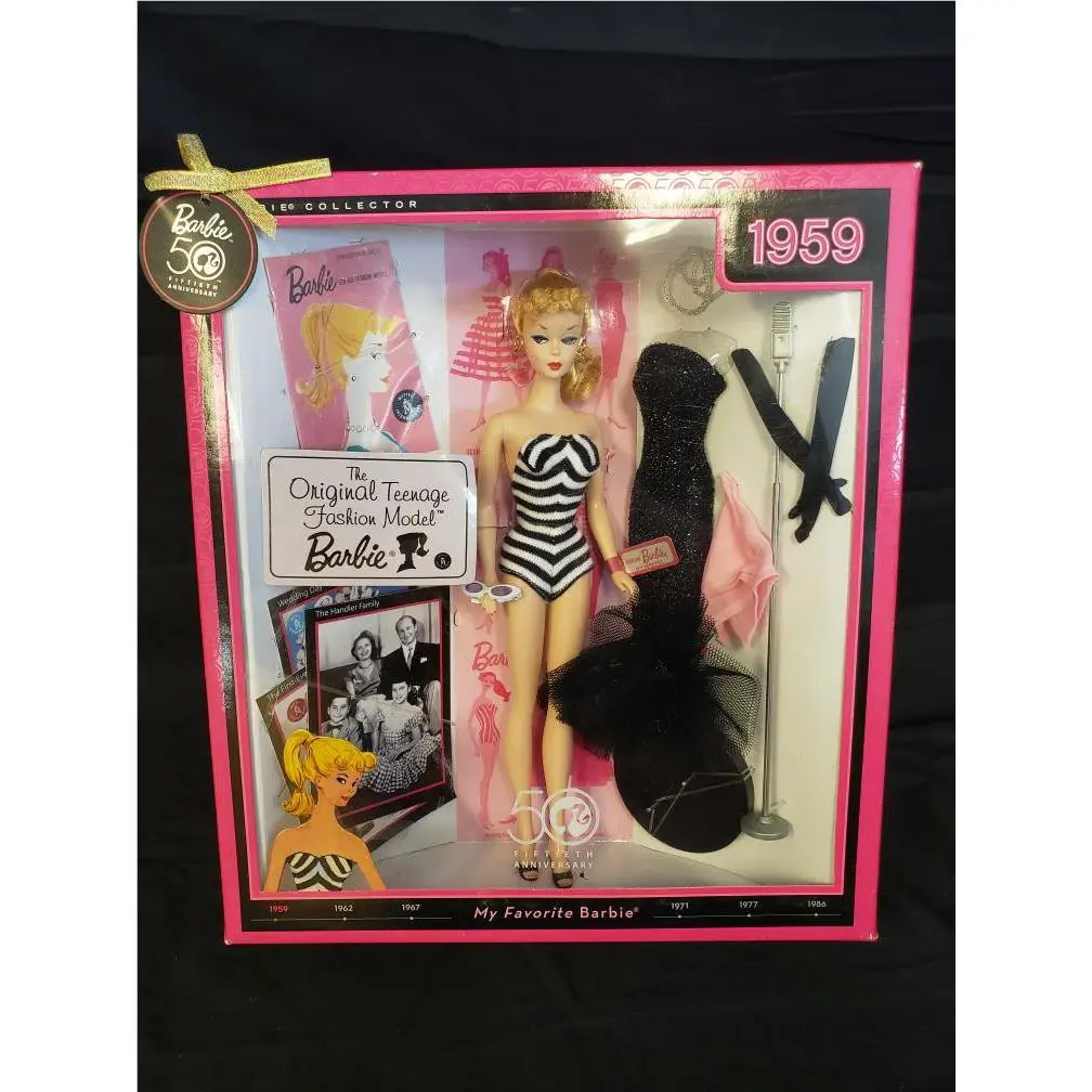 Barbie 2008 50th Anniversary My Favorite Barbie 1959 Reproduction Mattel N4974