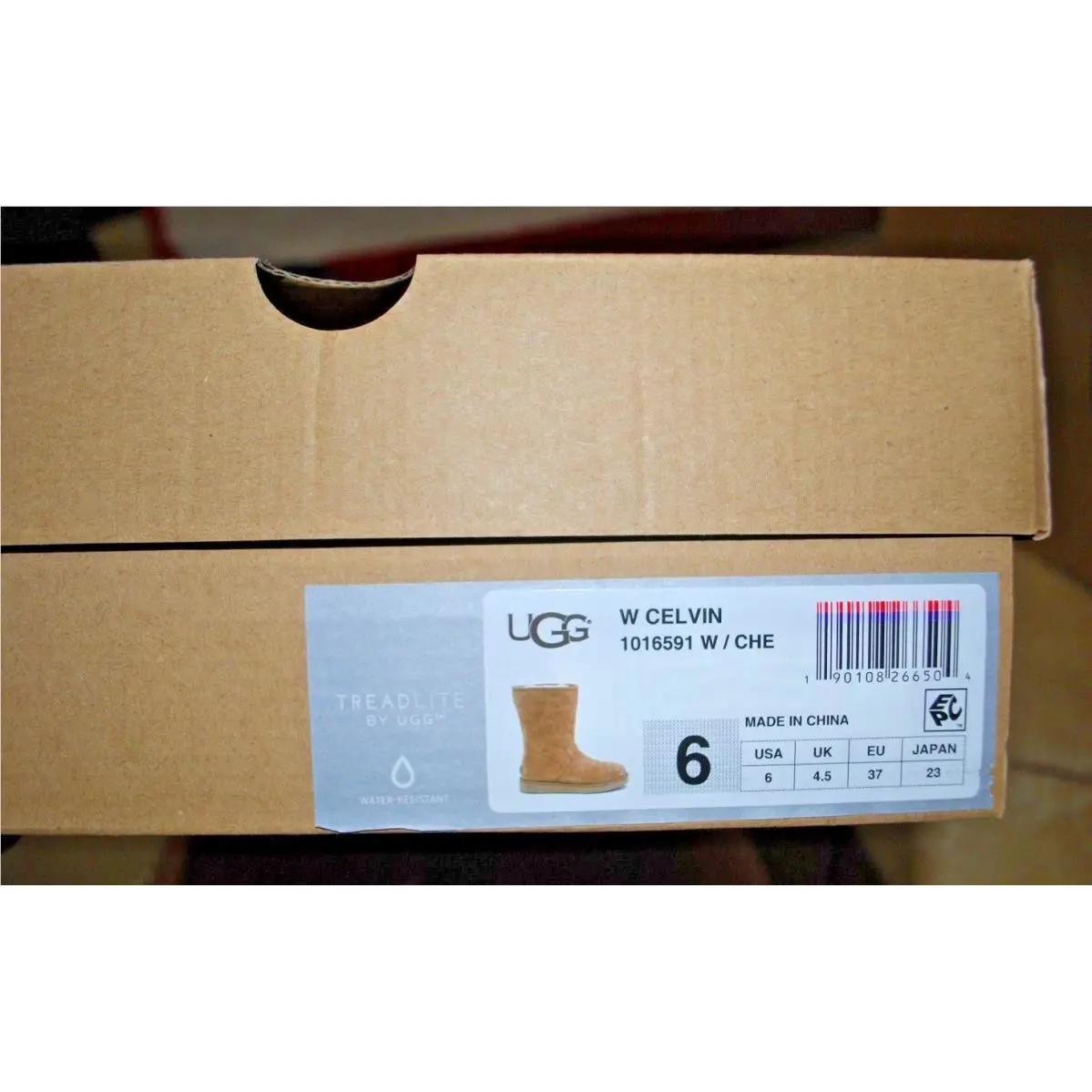 UGG shoes - Celvin - Celvin - tan (UPC: 190108266504) 4