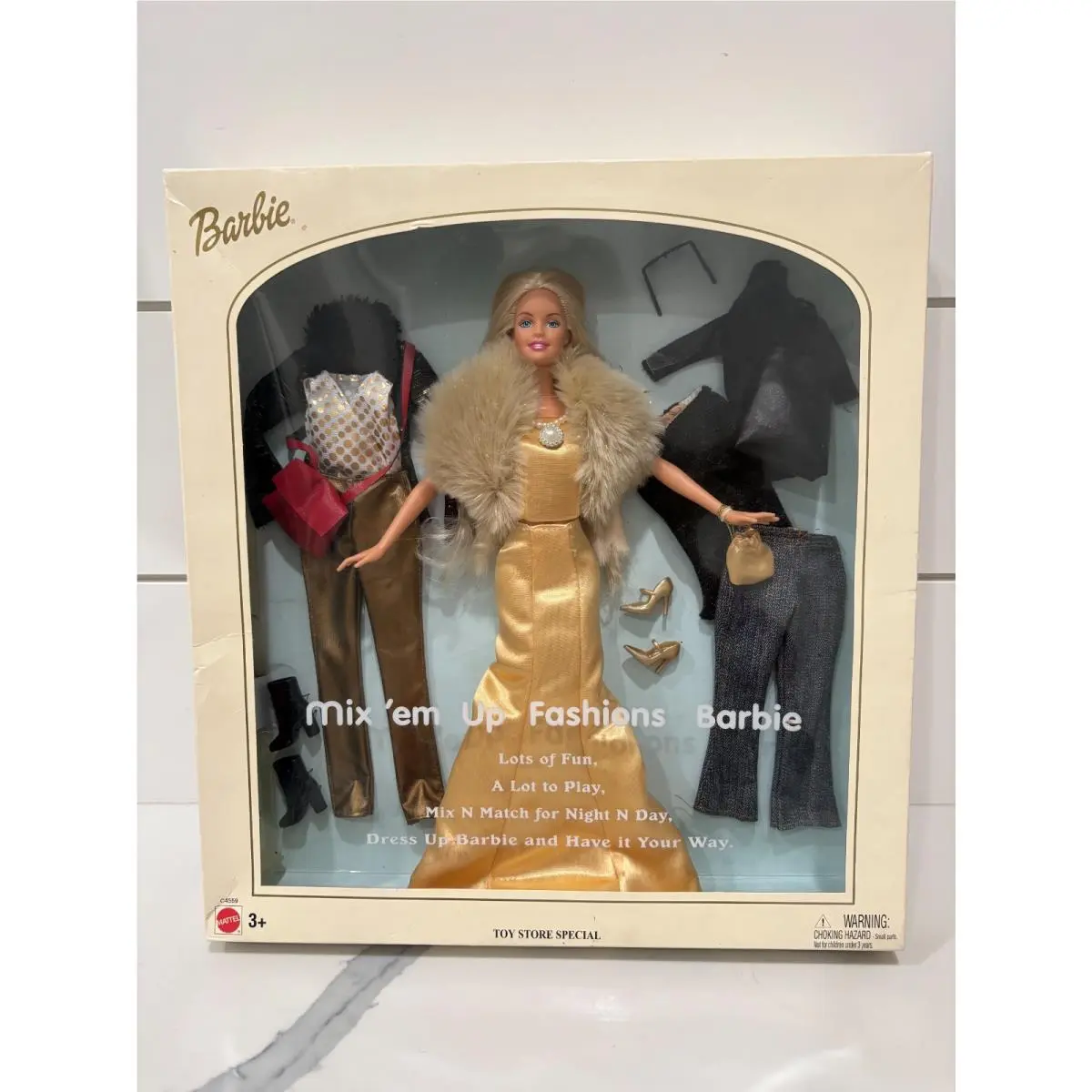 Barbie 2003 Mix-em Up Fashions Vintage Barbie Special Gift Set C4559 Mattel