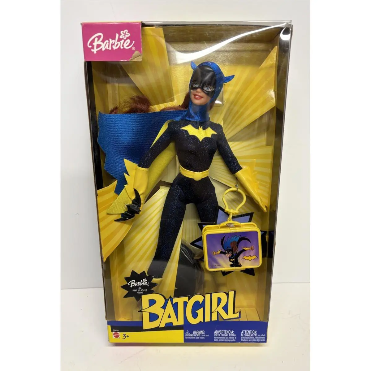 DC Batgirl Barbie Collector Doll Pink Label DC-B5835 Mattel 2003 Rare