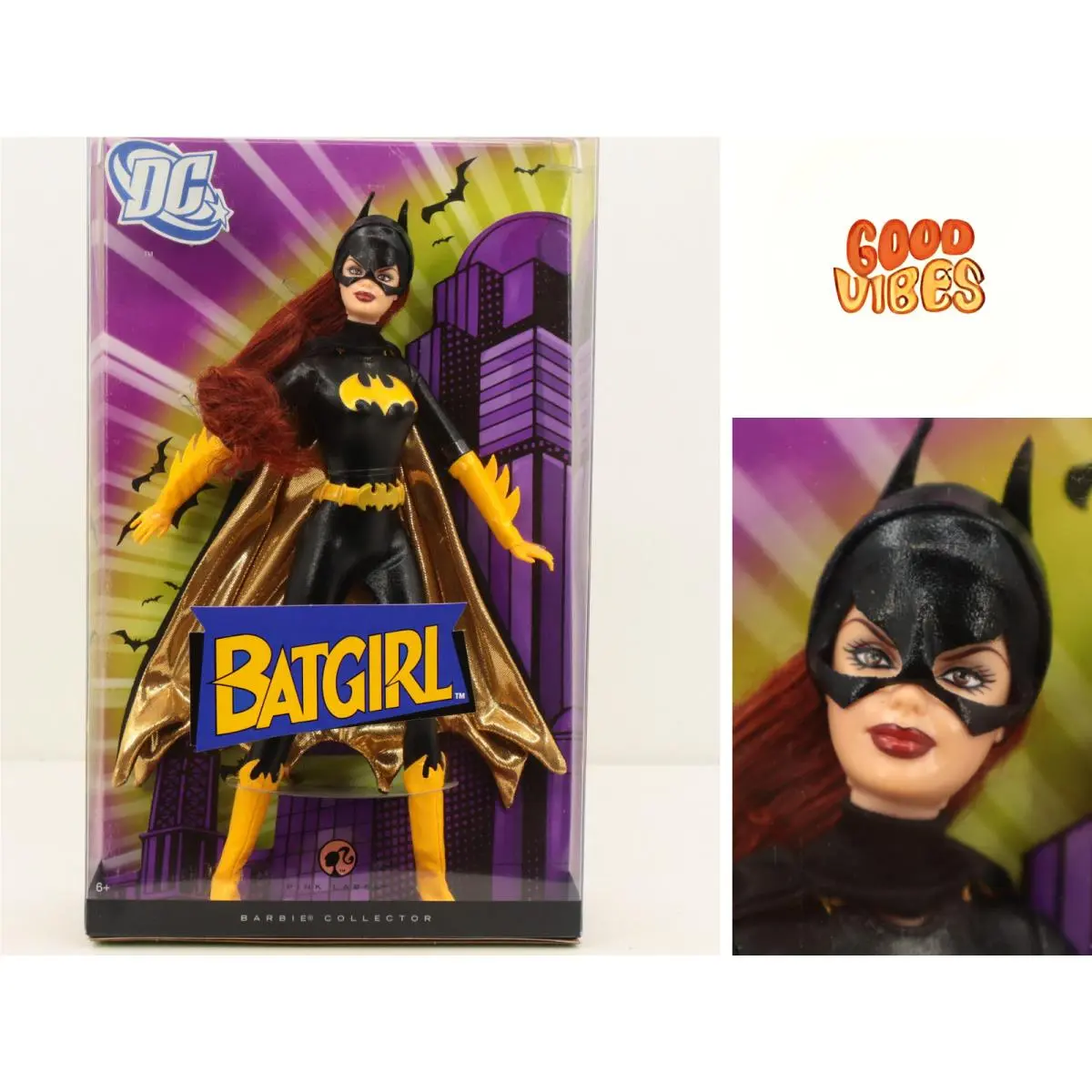 2008 Mattel Barbie DC Batgirl Pink Label Nrfb L9630