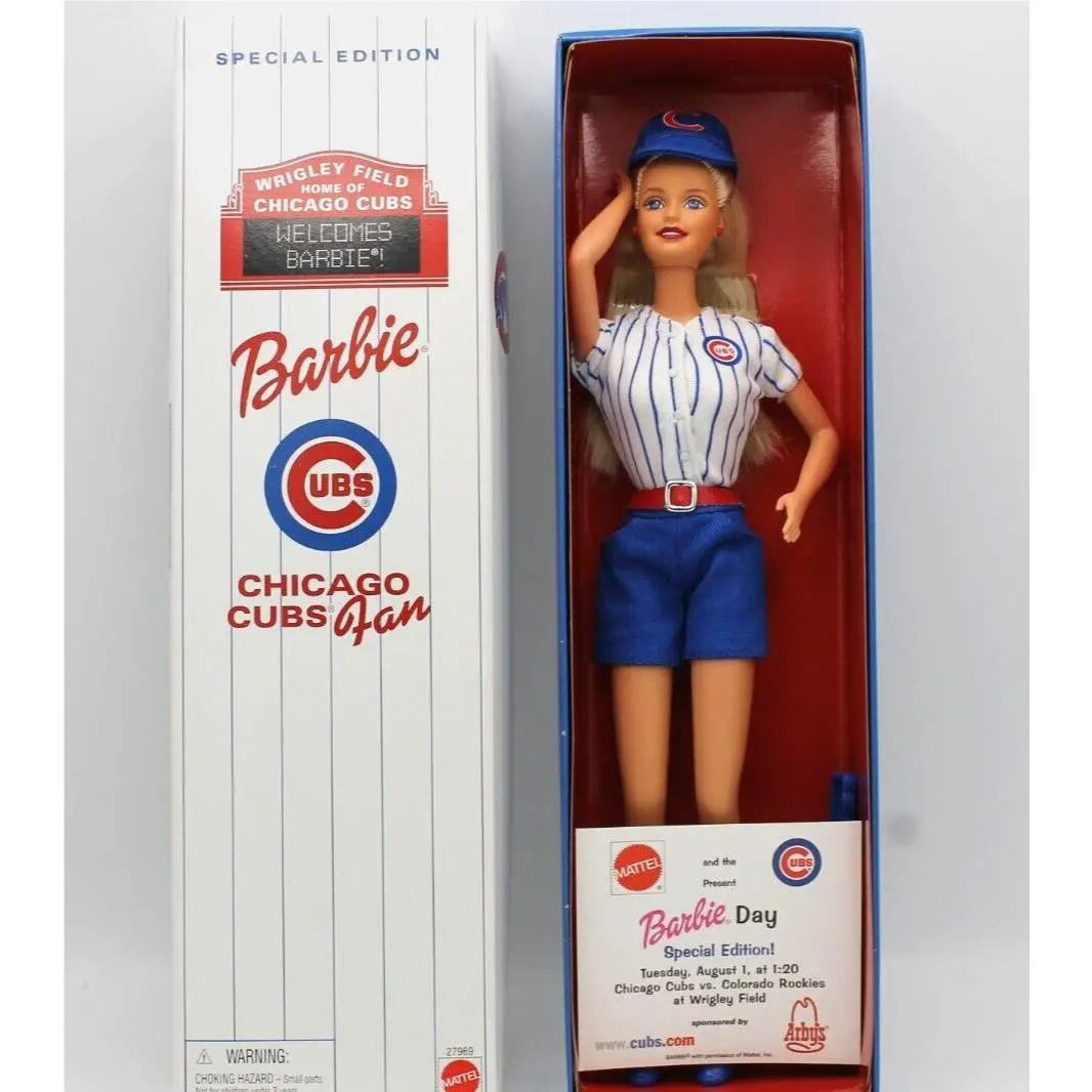 Chicago Cubs Fan 2000 Barbie 27969 Game Day Special Edition