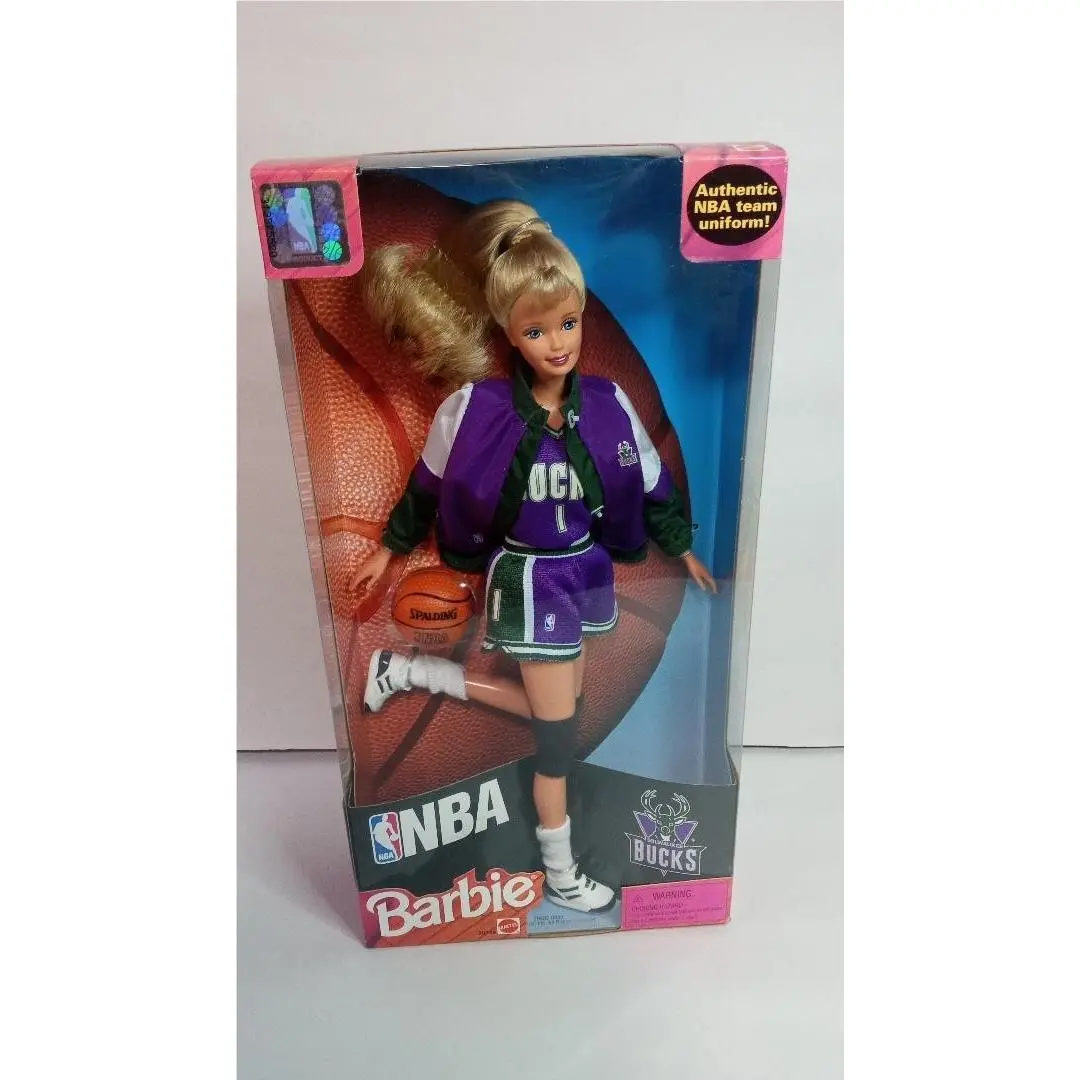 Vintage 1998 Nba Barbie Doll : Milwaukee Bucks - Nrfb