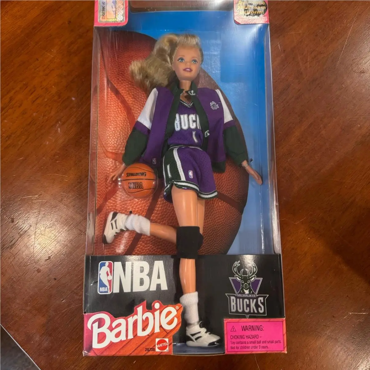 Mattel Barbie Nba Milwaukee Bucks Collector Edition Doll 12 1998 20738