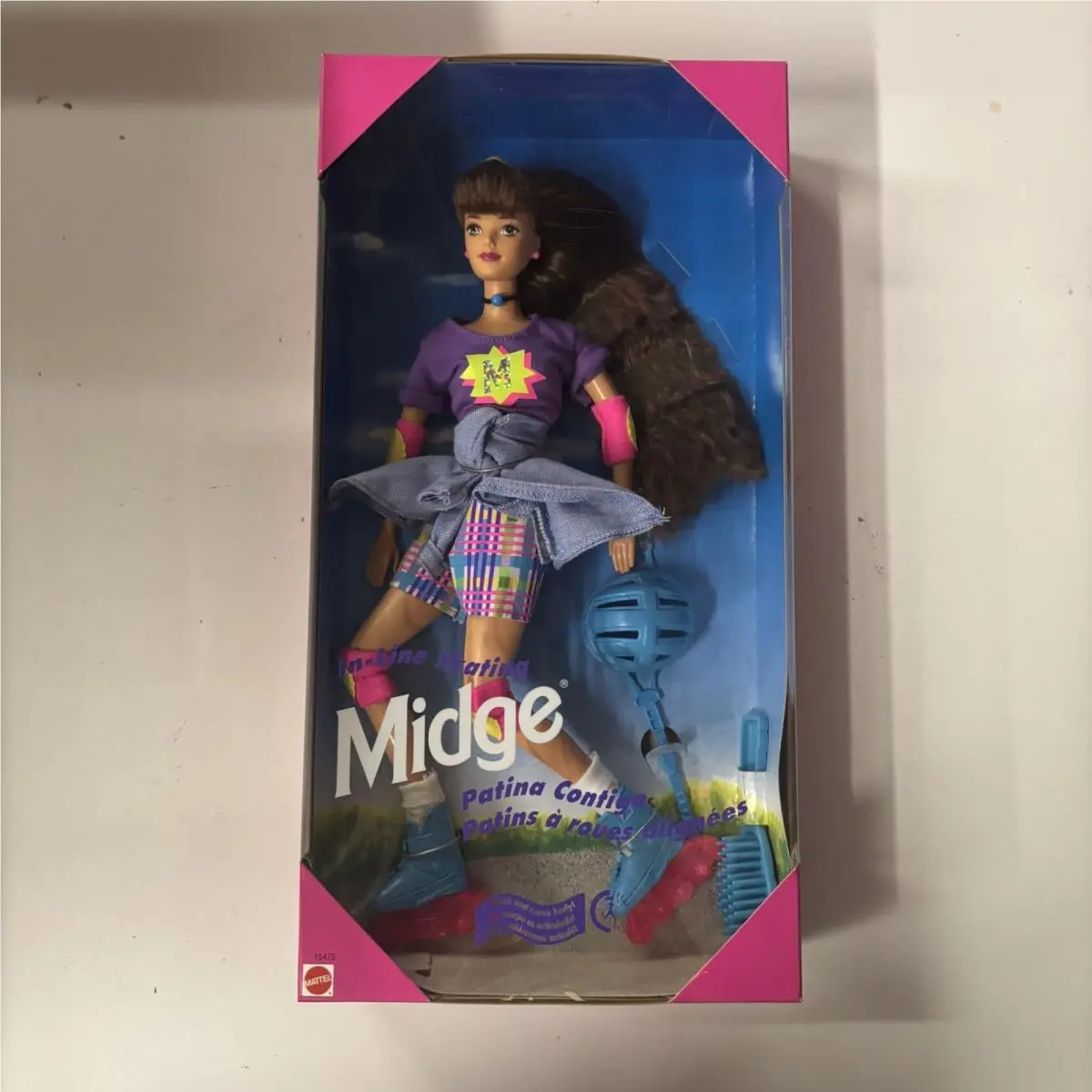 In-line Skating Midge Bend Move Barbie Doll 15473 Mattel 1995