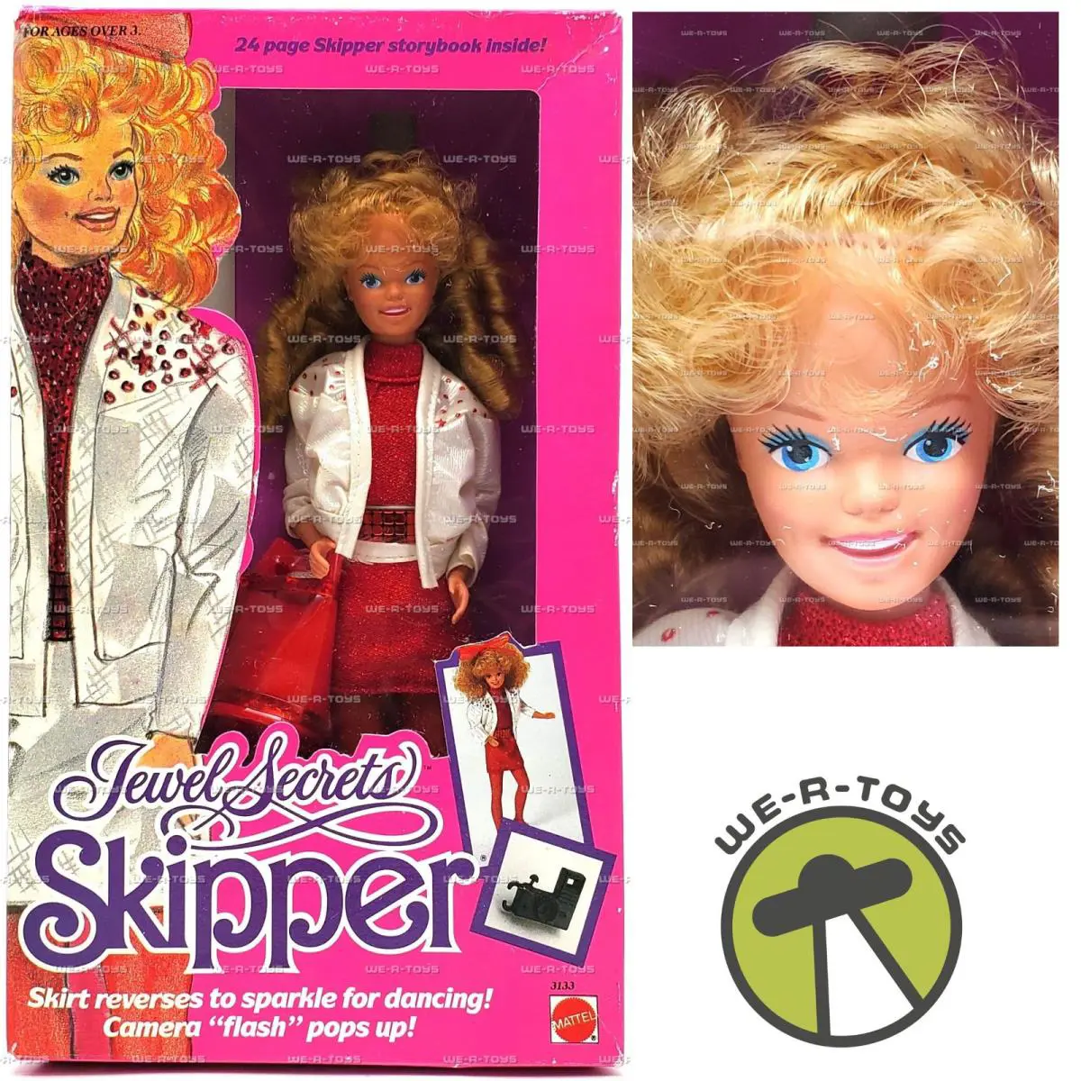 Barbie Jewel Secrets Skipper Doll with Camera 1986 Mattel No. 3133