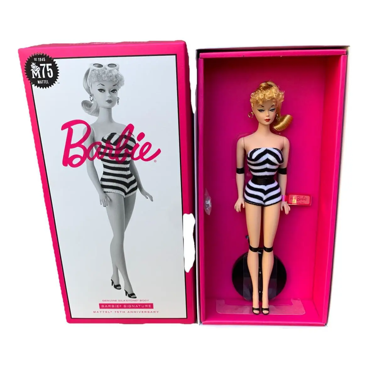 Barbie Signature 75th Anniversary Silkstone Doll Nrfb 2019 Mattel