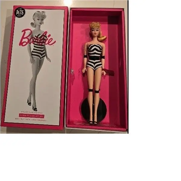 2019 Fashion Model Collection Silkstone 75th Anniversary Barbie Nrfb GHT46