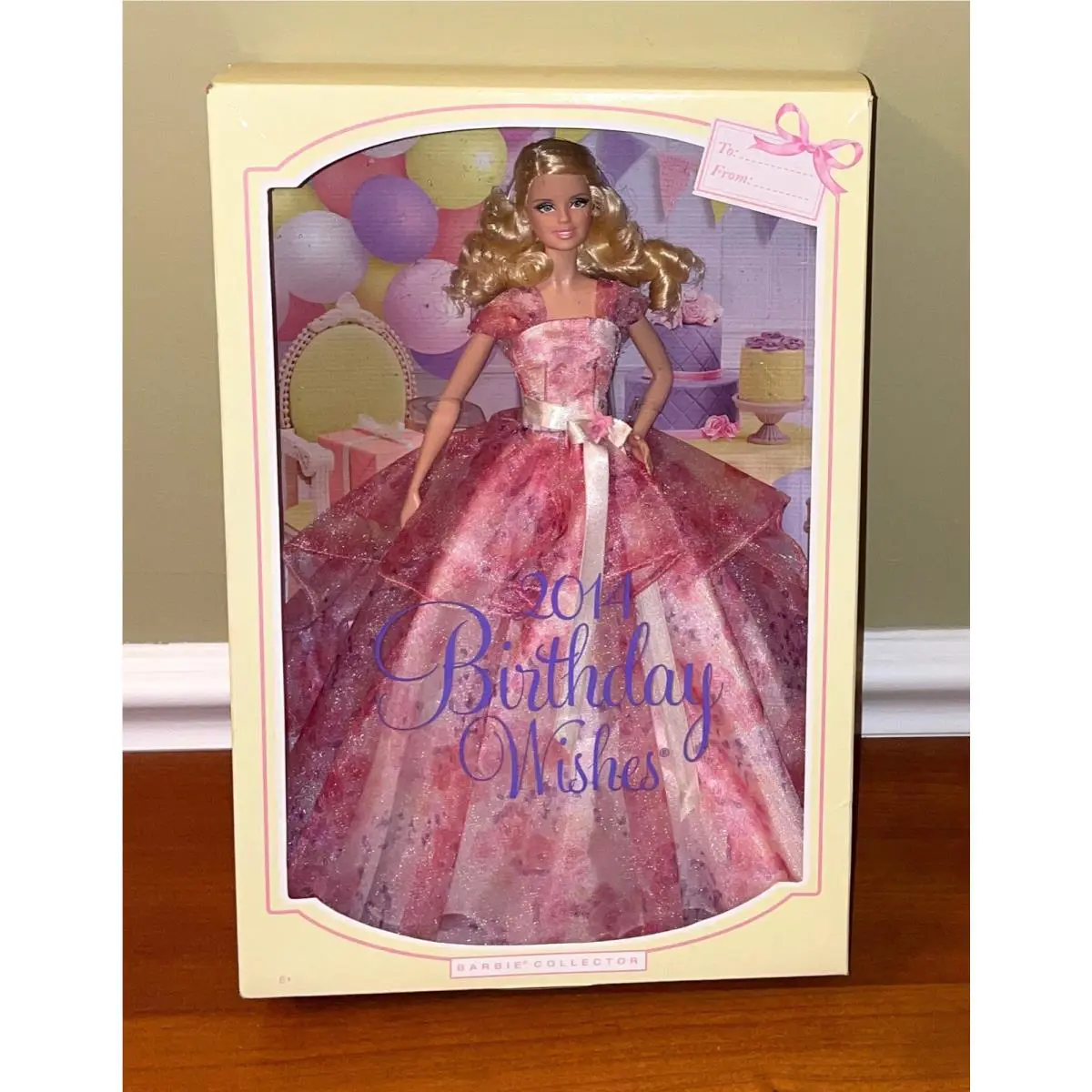 Barbie Collector 2014 Birthday Wishes Blonde Doll Box
