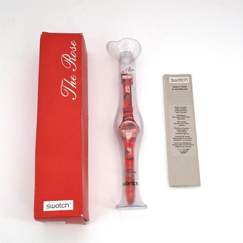 Swatch Watch The Rose 1998 Limited Edition Boxed Set GR136