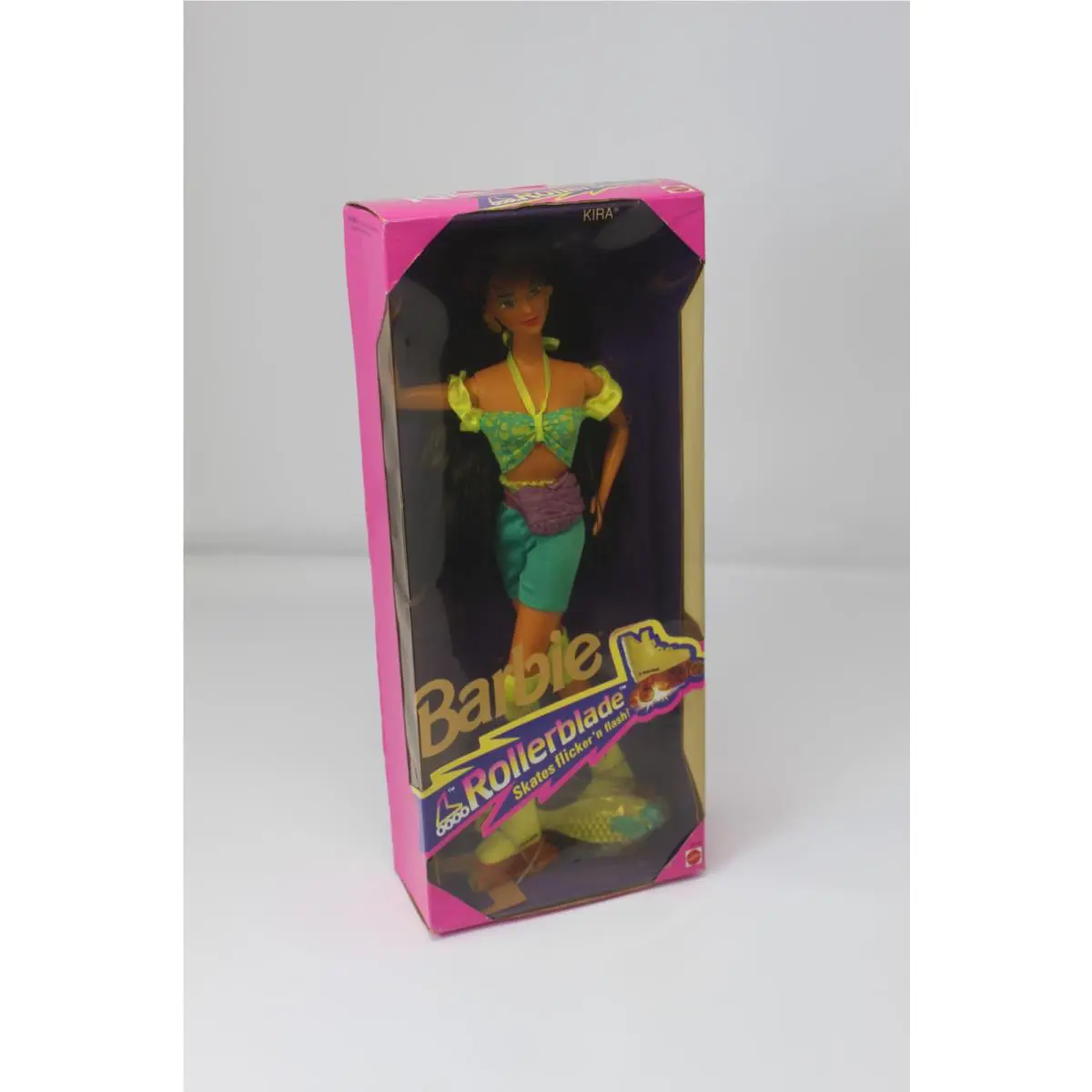 Vintage Rollerblade Kira Barbie Doll 1991 Skates Flicker `n Flash 2218