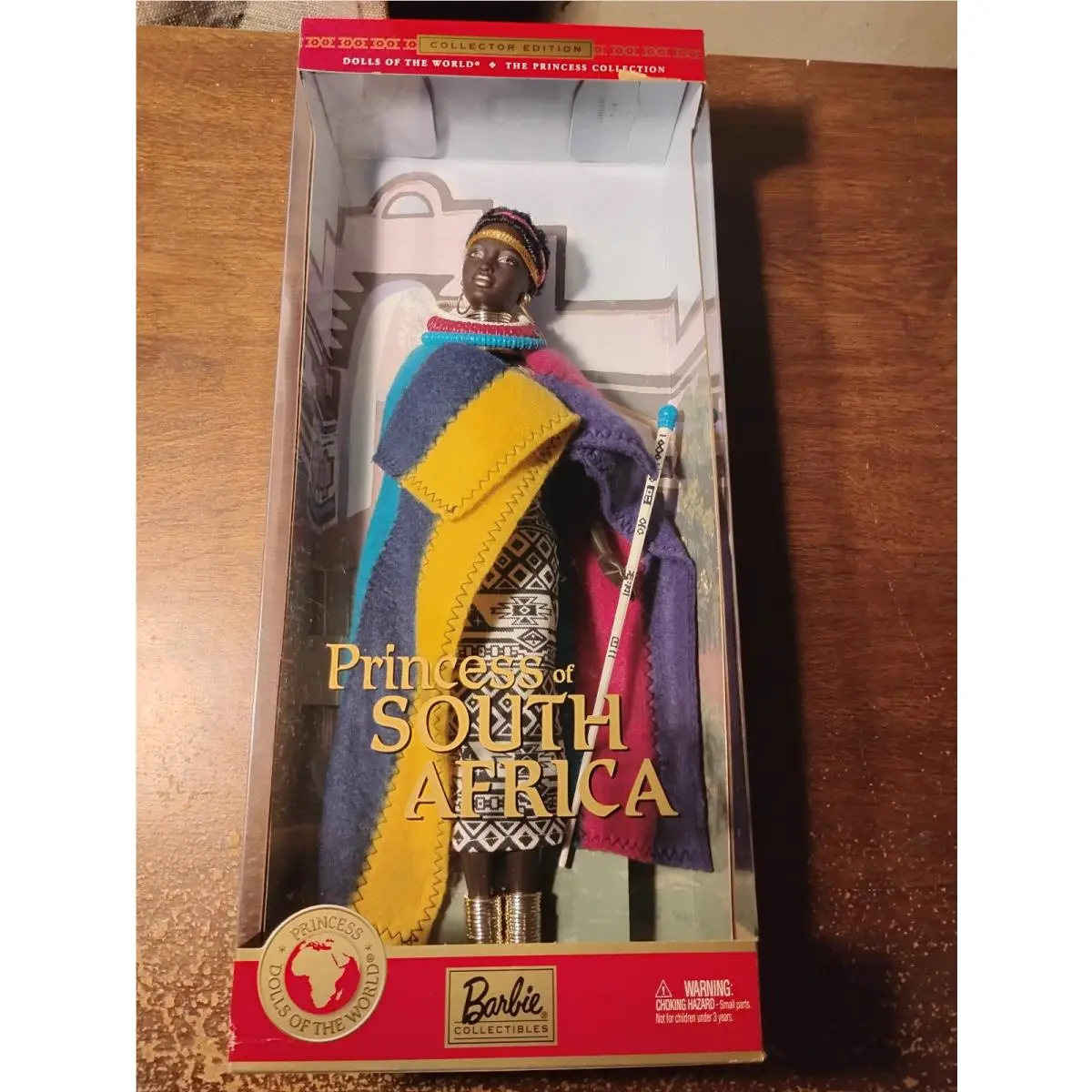 Princess of South Africa Barbie Dolls of The World Collection 2002 Mattel 56218