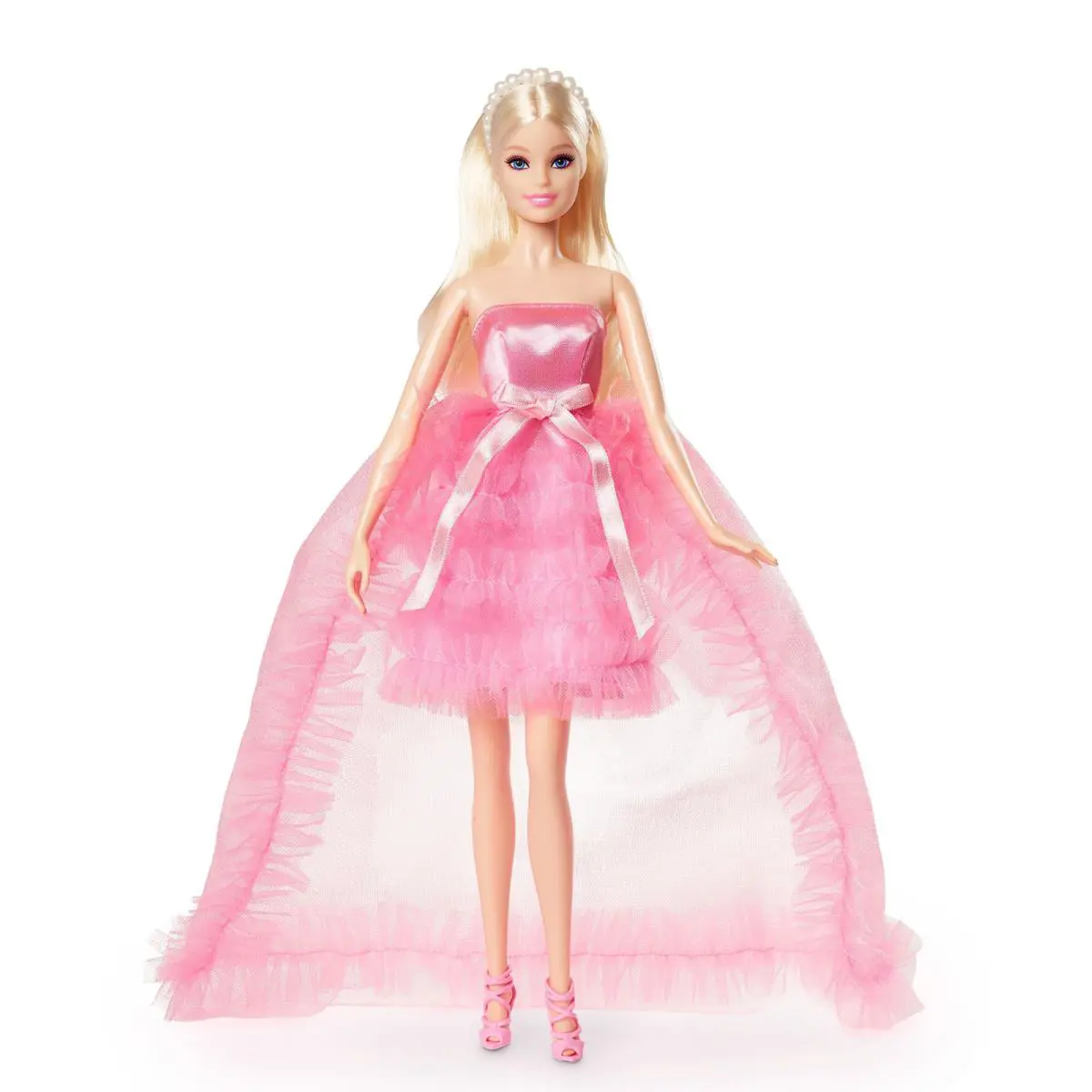 Barbie Signature Birthday Wishes Blonde Doll in Pink Dress WT Box