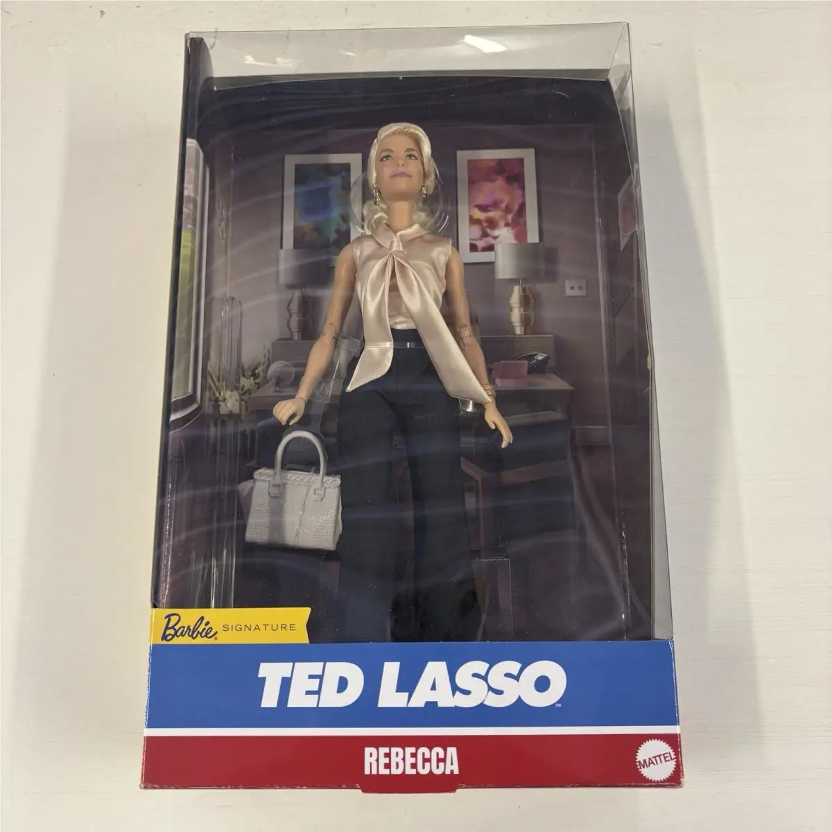 Barbie Signature Doll Rebecca Welton Ted Lasso Wearing Blouse and Slacks