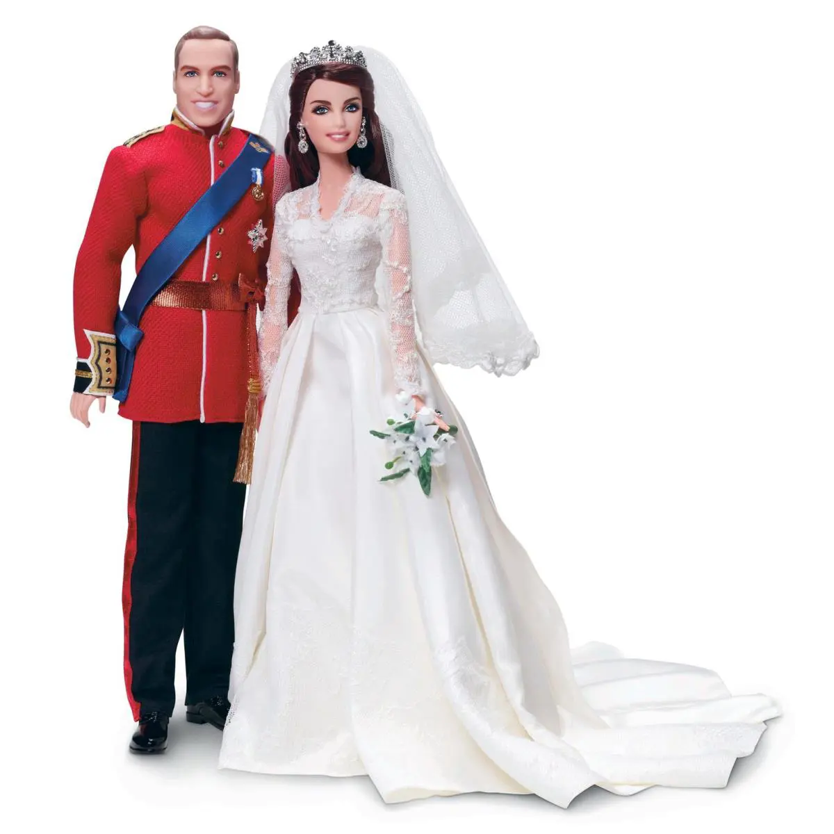 Barbie Gold Label Royal Wedding Prince William and Catherine and Ken Set 2012