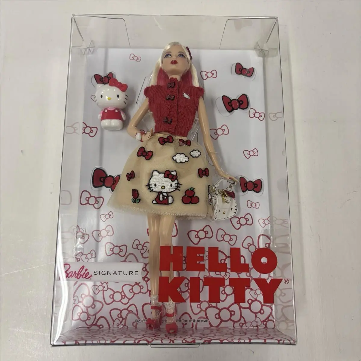 Limited Edition Barbie Signature Hello Kitty Doll Damaged Packaging