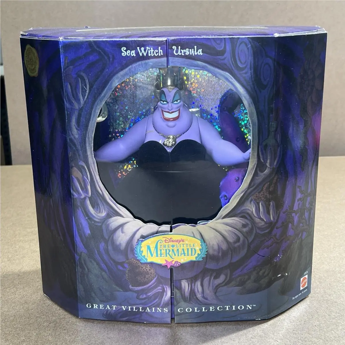 Disney`s Sea Witch Ursula Doll Great Villains 1997 Mattel 17575 Nrfb