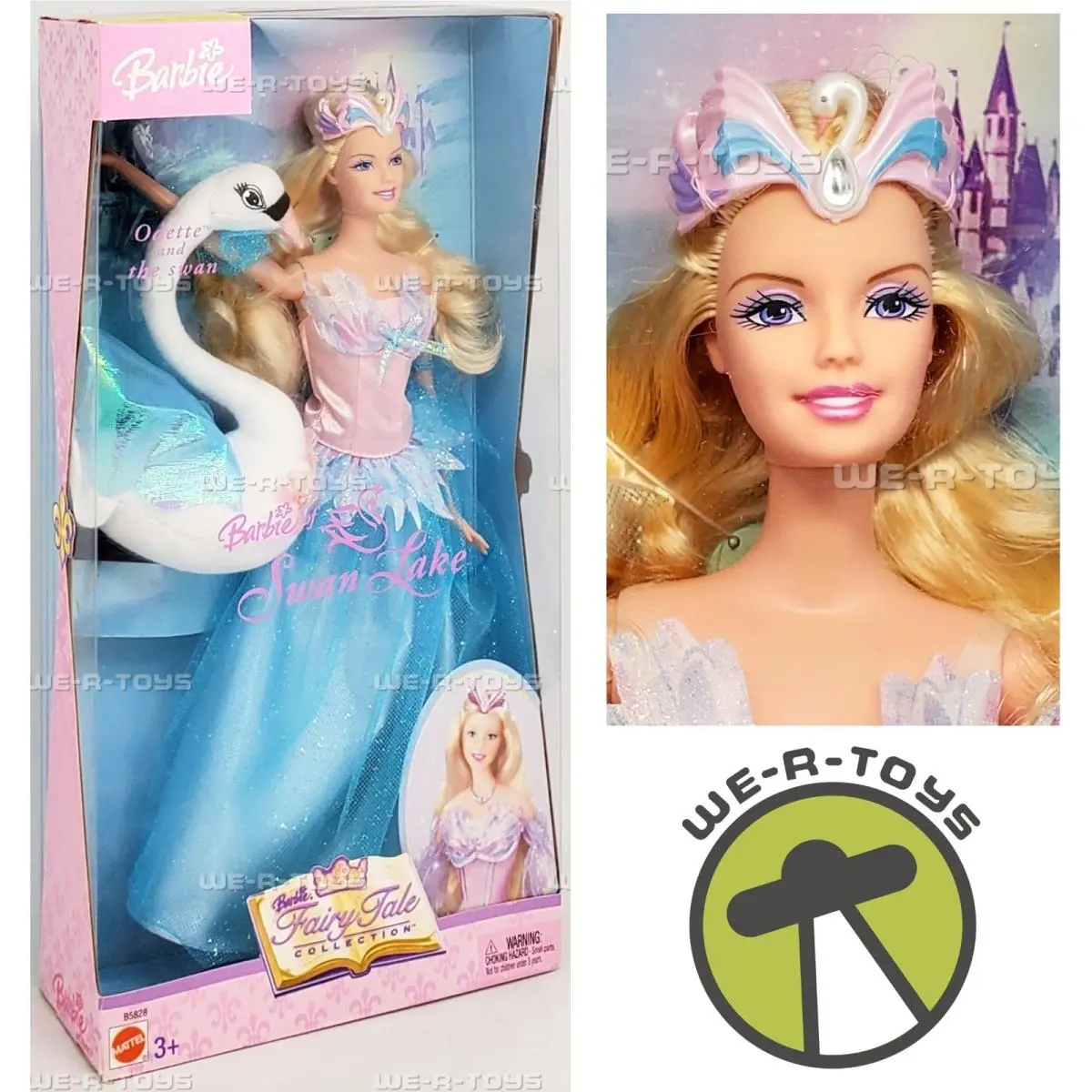 Barbie Fairy Tales Odette and The Swan of Swan Lake Doll 2003 Mattel B5828 Nrfb