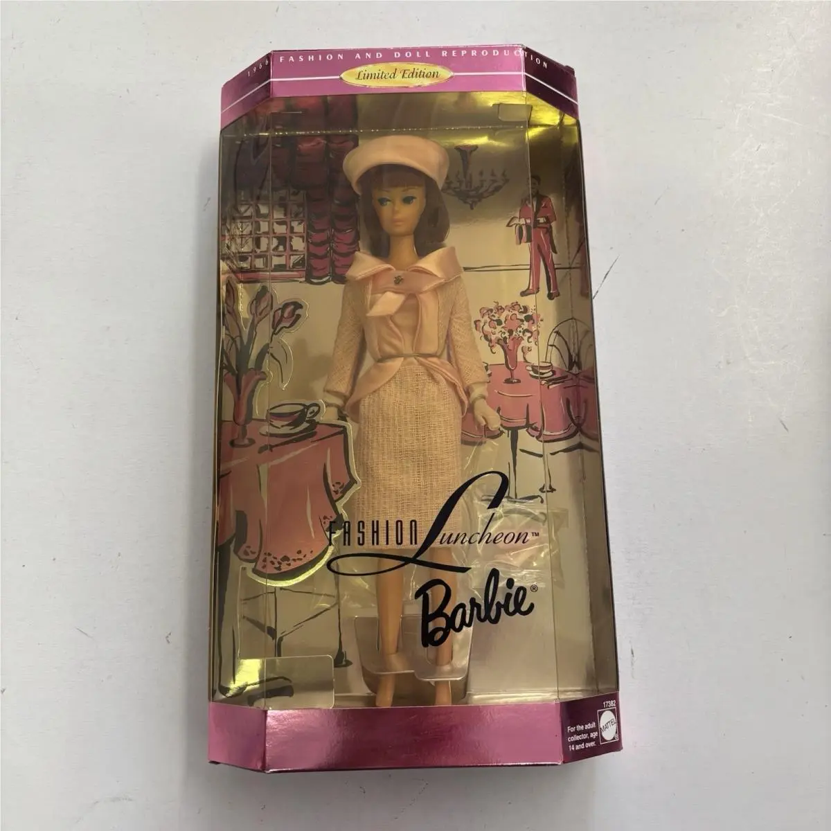 Limited Edition 1996 Fashion Luncheon Barbie 17382 1966 Reproduction