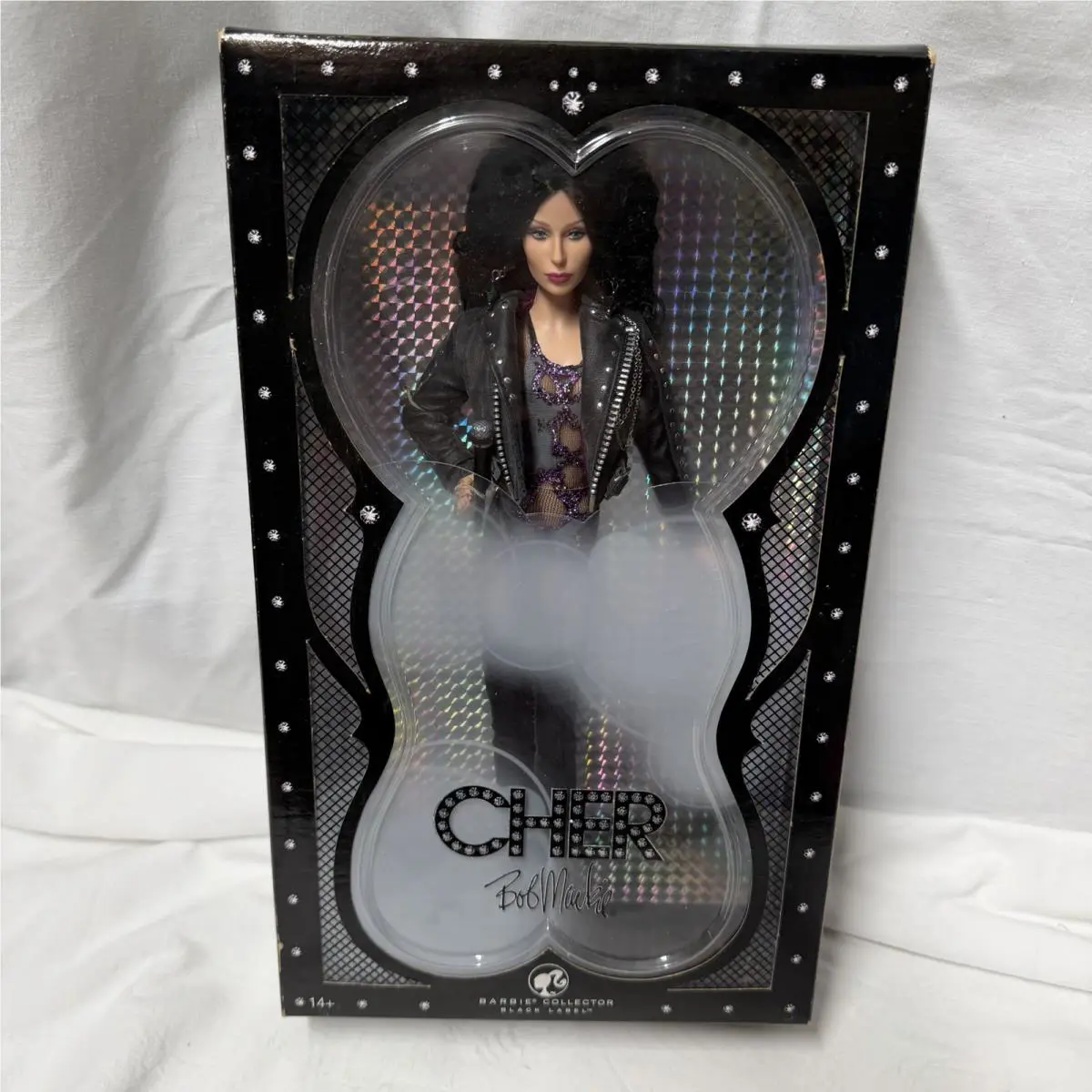 2007 Mattel Bob Mackie Cher Barbie Black Label K7903 Nrfb Iconic 80s Look