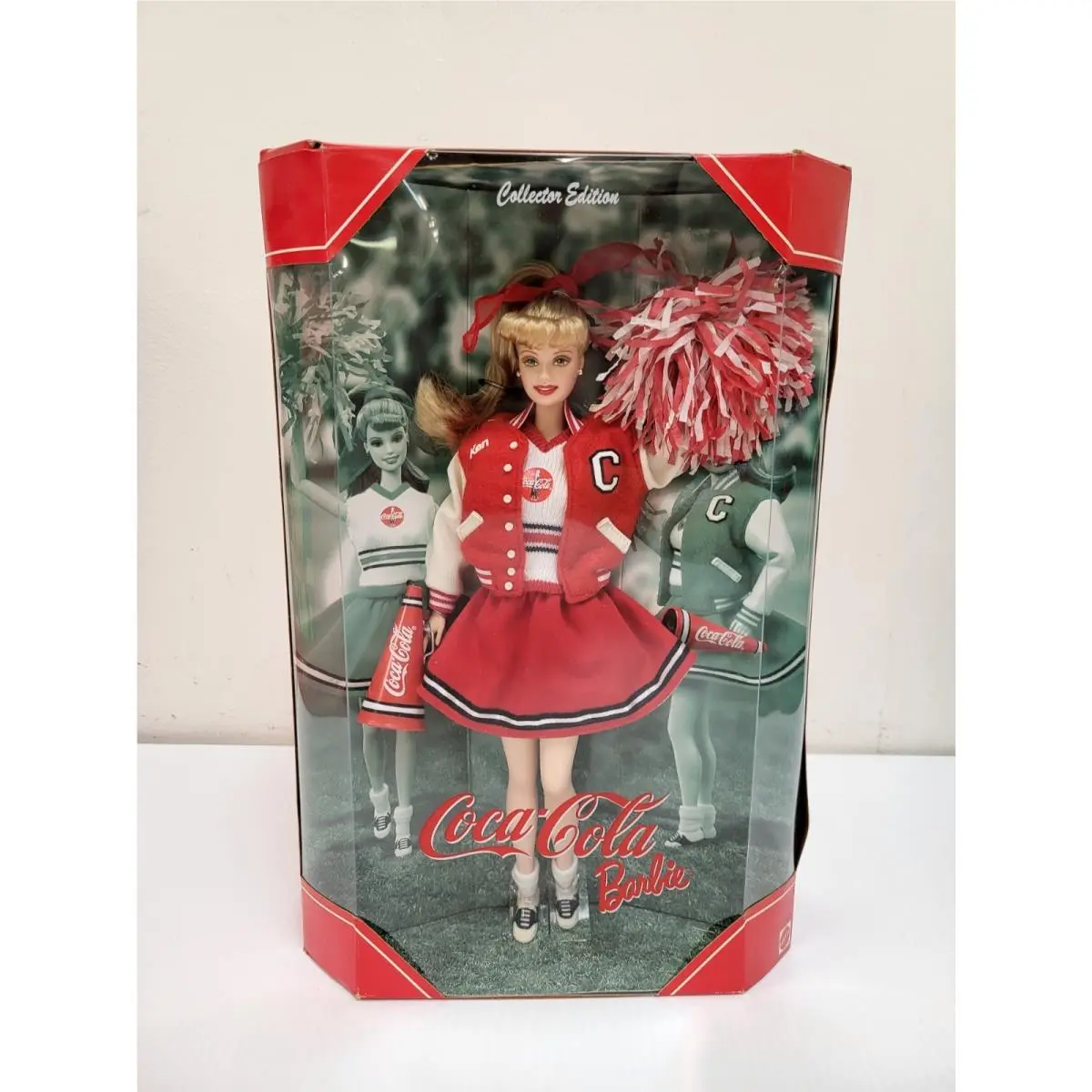 Vtg Coca Cola Barbie Cheerleader Collector Edition 2000 Mattle Cheerleader