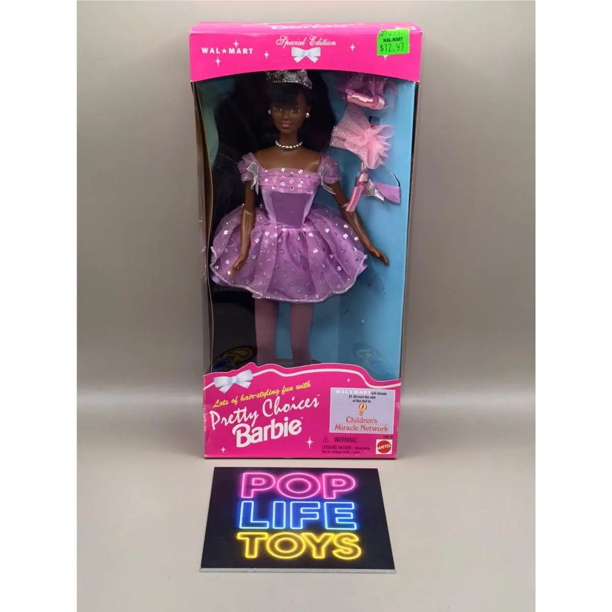 Vintage 1996 Mattel “pretty Choices Barbie- African American” 18018 Nrfb