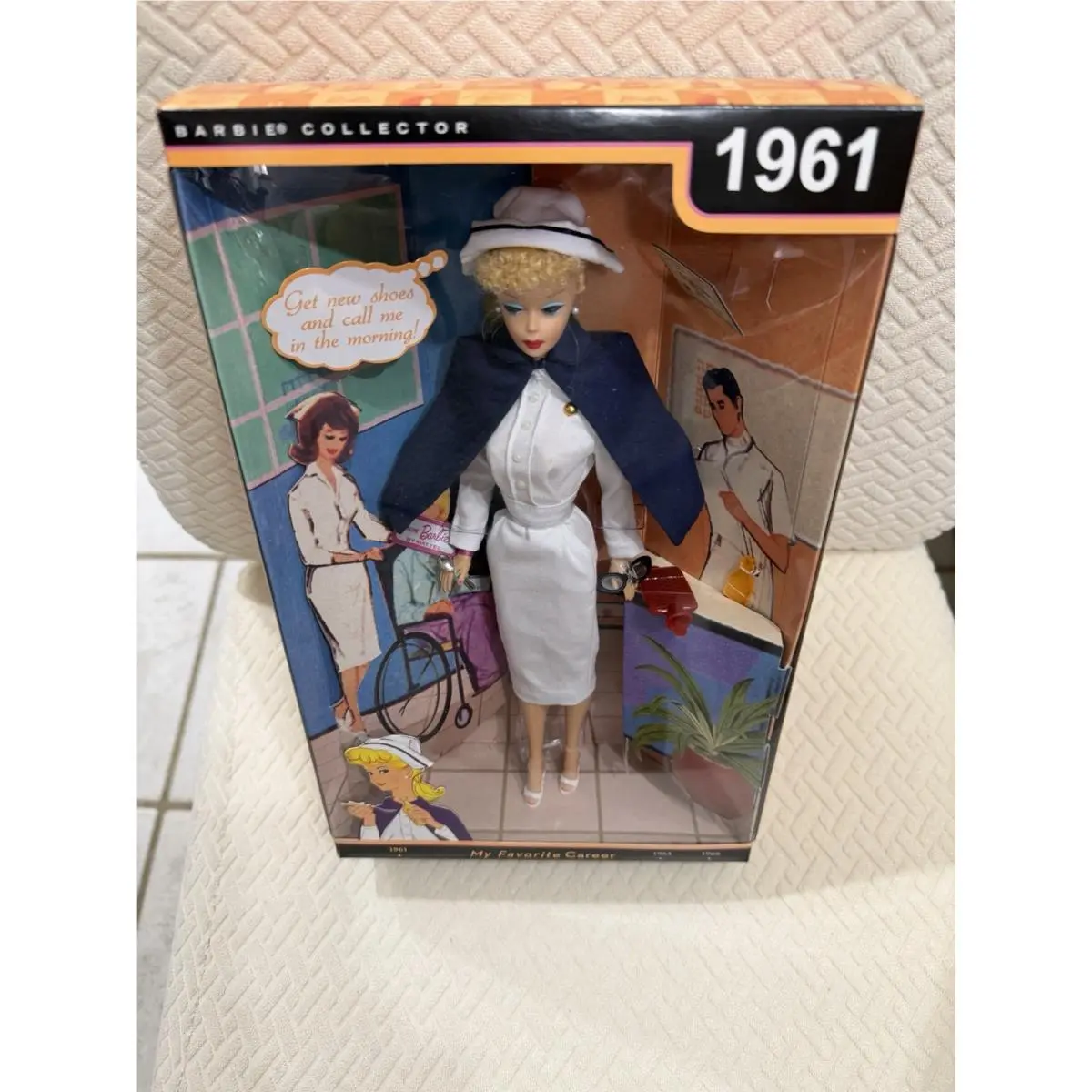 Barbie My Favorite Career Nurse 1961 Pink Label