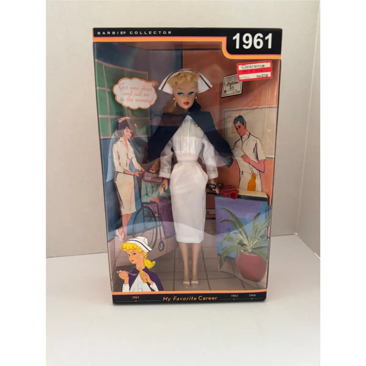 2009 Mattel My Favorite Career “1961 Registered Nurse Barbie” R4472 Nrfb